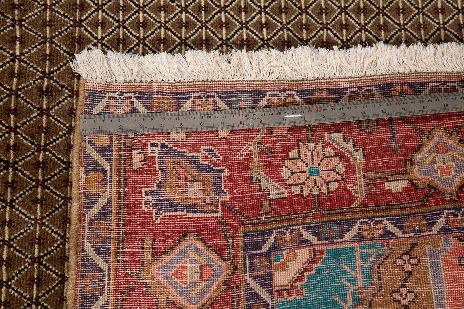 Hand-Knotted Vintage Wool Area Rug – 10' 6" x 4' 11" (320 x 151 cm) - Yasi & Fara