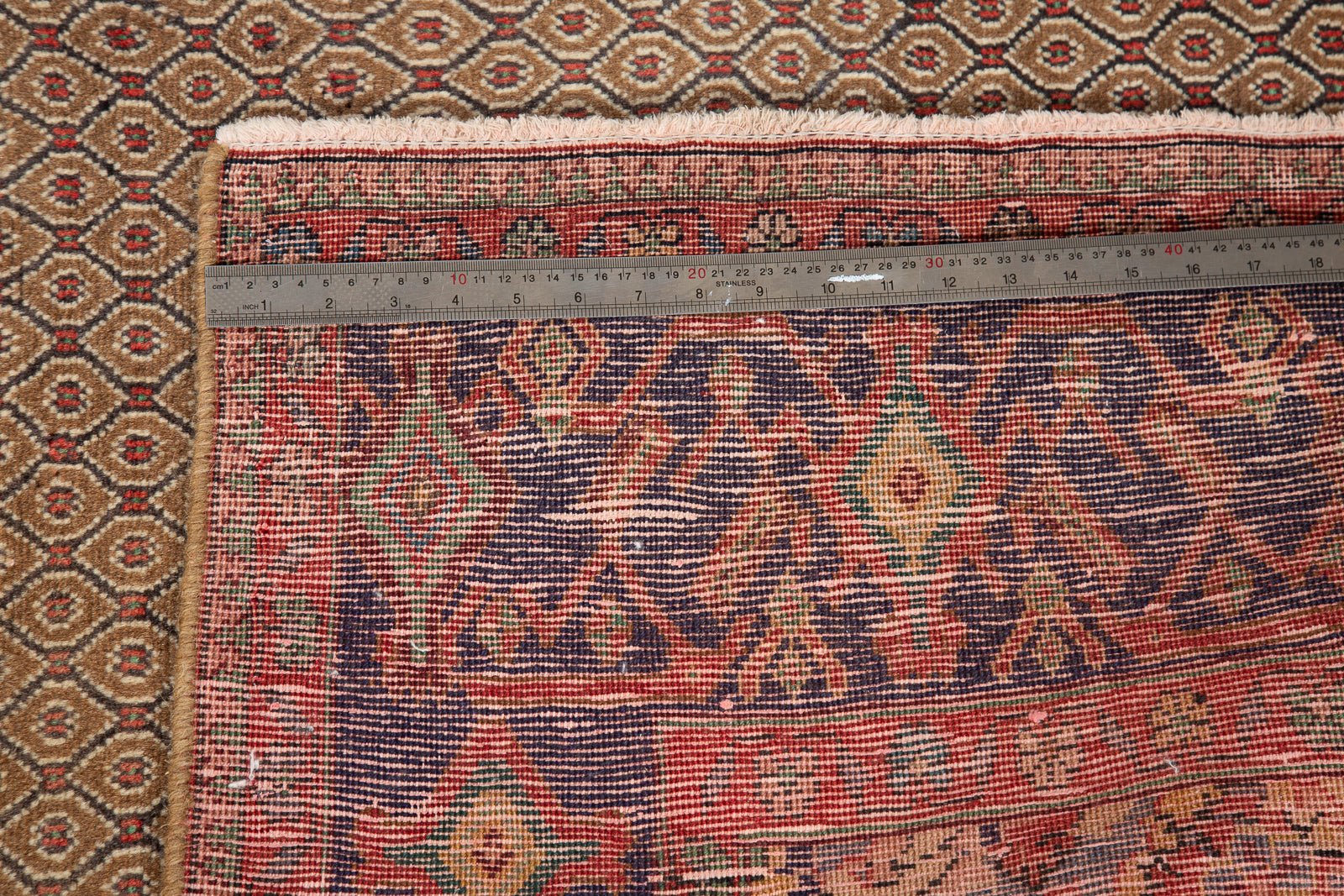 Hand-Knotted Vintage Wool Area Rug – 10' x 4' 11" (305 x 150 cm) - Yasi & Fara