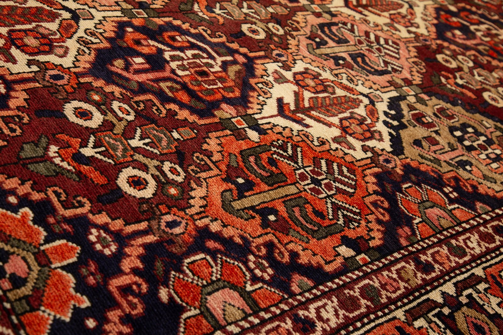 Hand-Knotted Vintage Wool Area Rug – 9' 11" x 5' 4" (303 x 162 cm) - Yasi & Fara