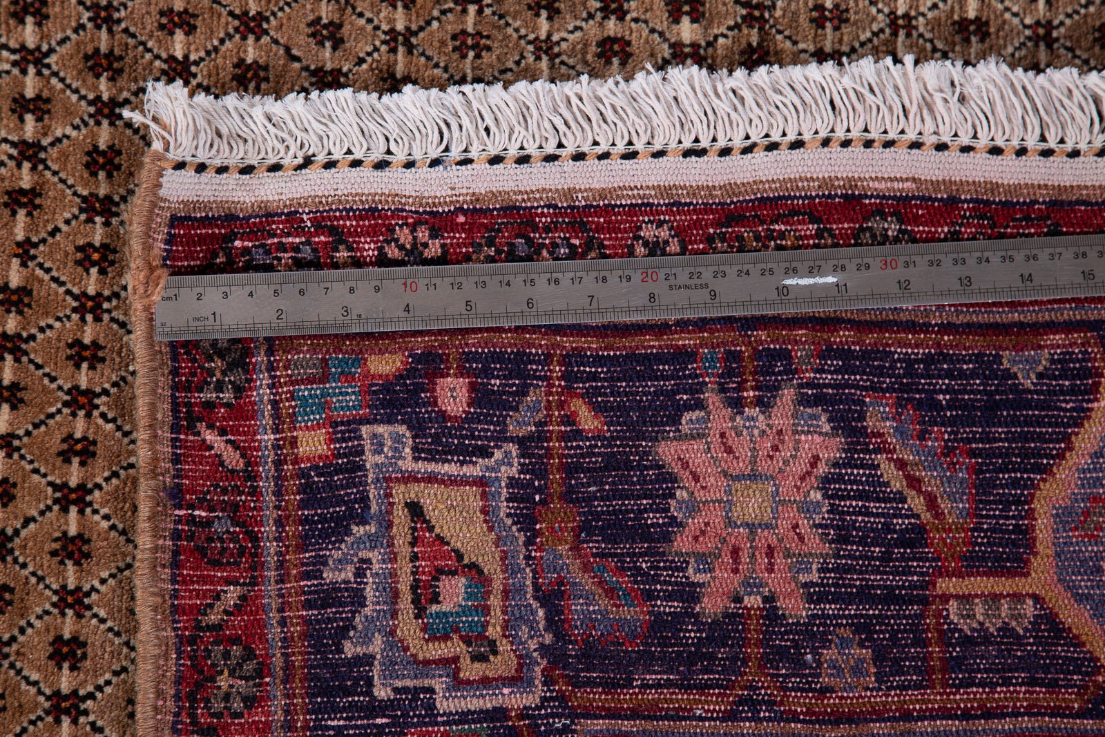 Hand-Knotted Vintage Wool Area Rug – 8' 9" x 4' 11" (267 x 149 cm) - Yasi & Fara