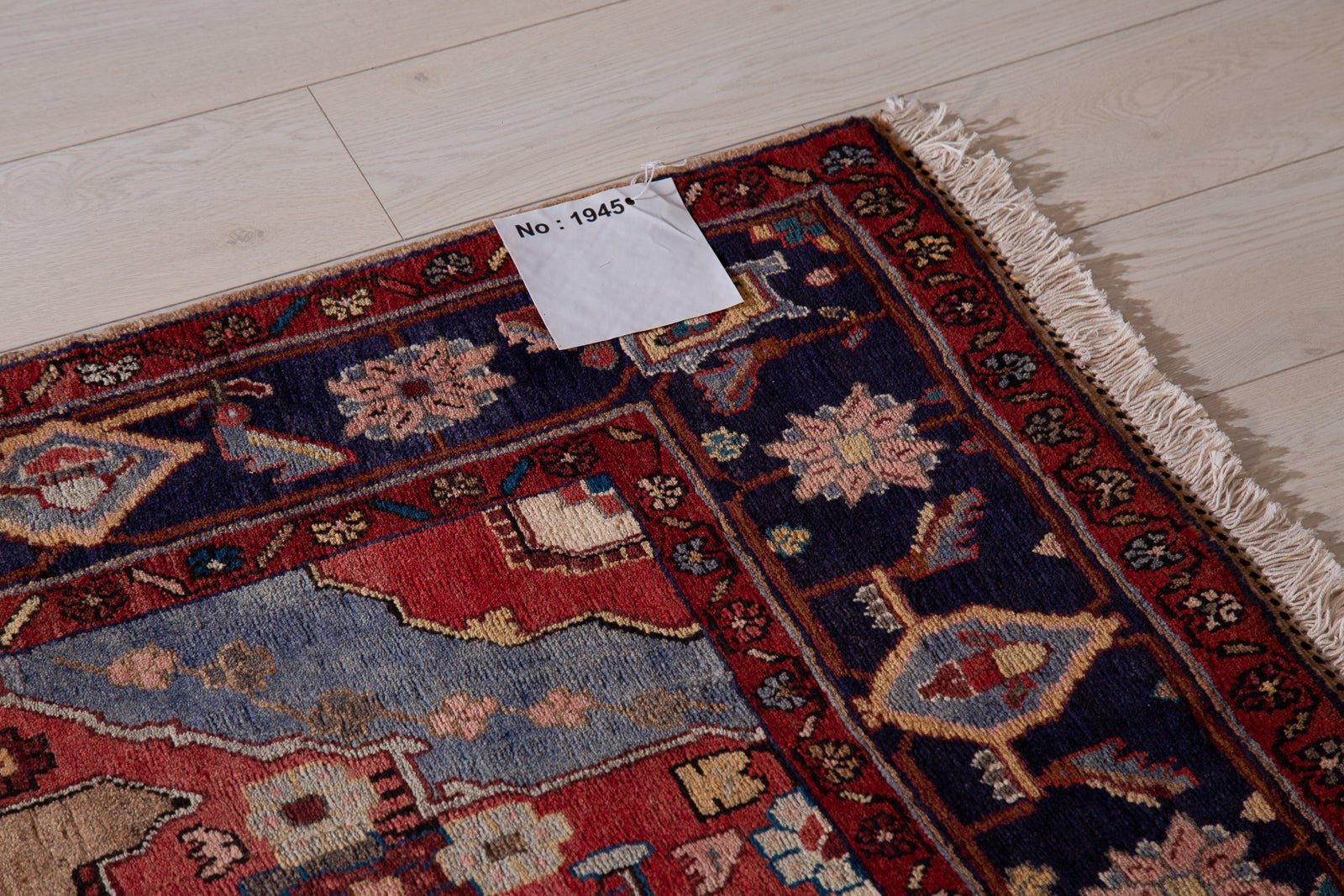 Hand-Knotted Vintage Wool Area Rug – 8' 9" x 4' 11" (267 x 149 cm) - Yasi & Fara