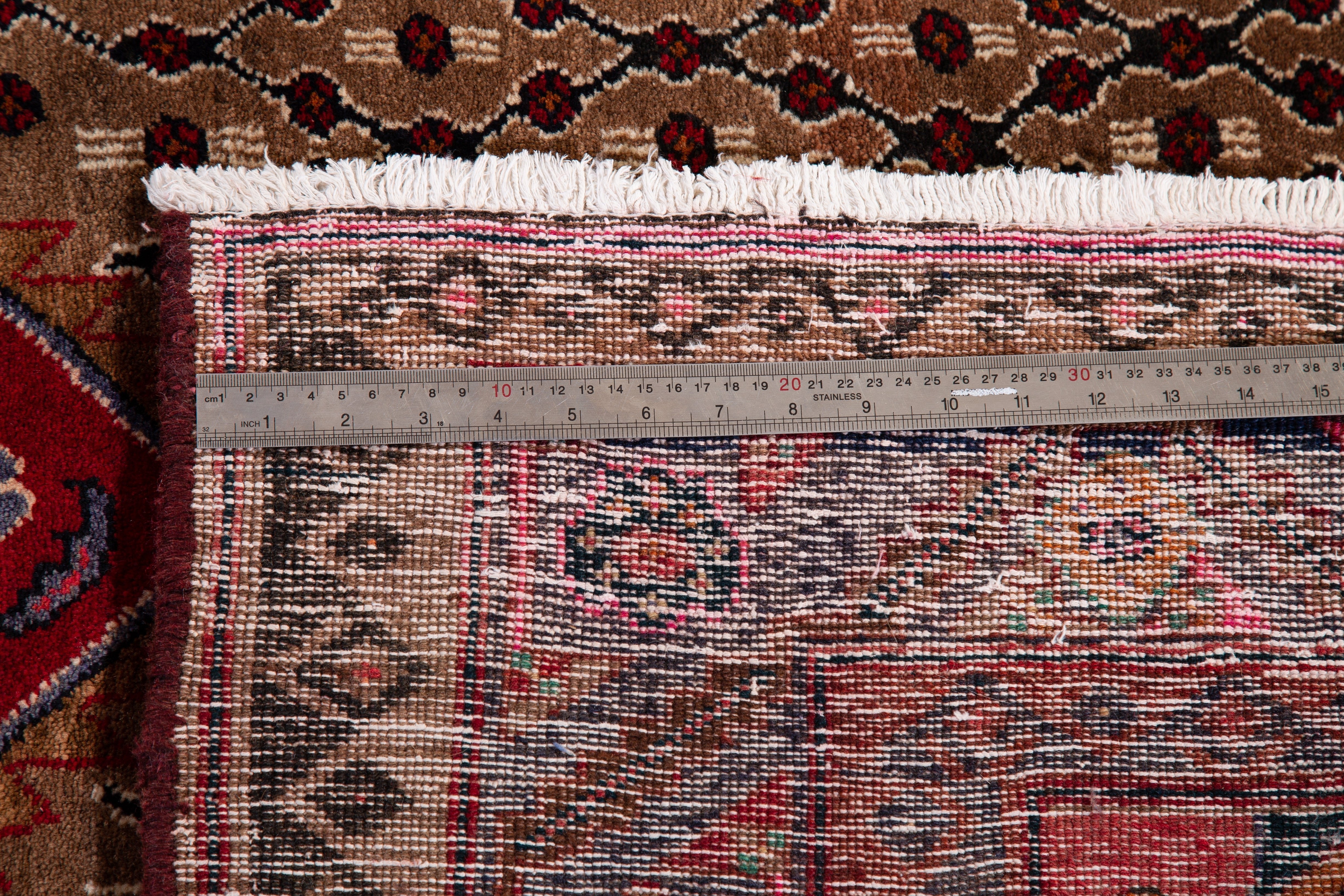 Hand-Knotted Vintage Wool Area Rug – 10' 7" x 5' 3" (323 x 159 cm) - Yasi & Fara