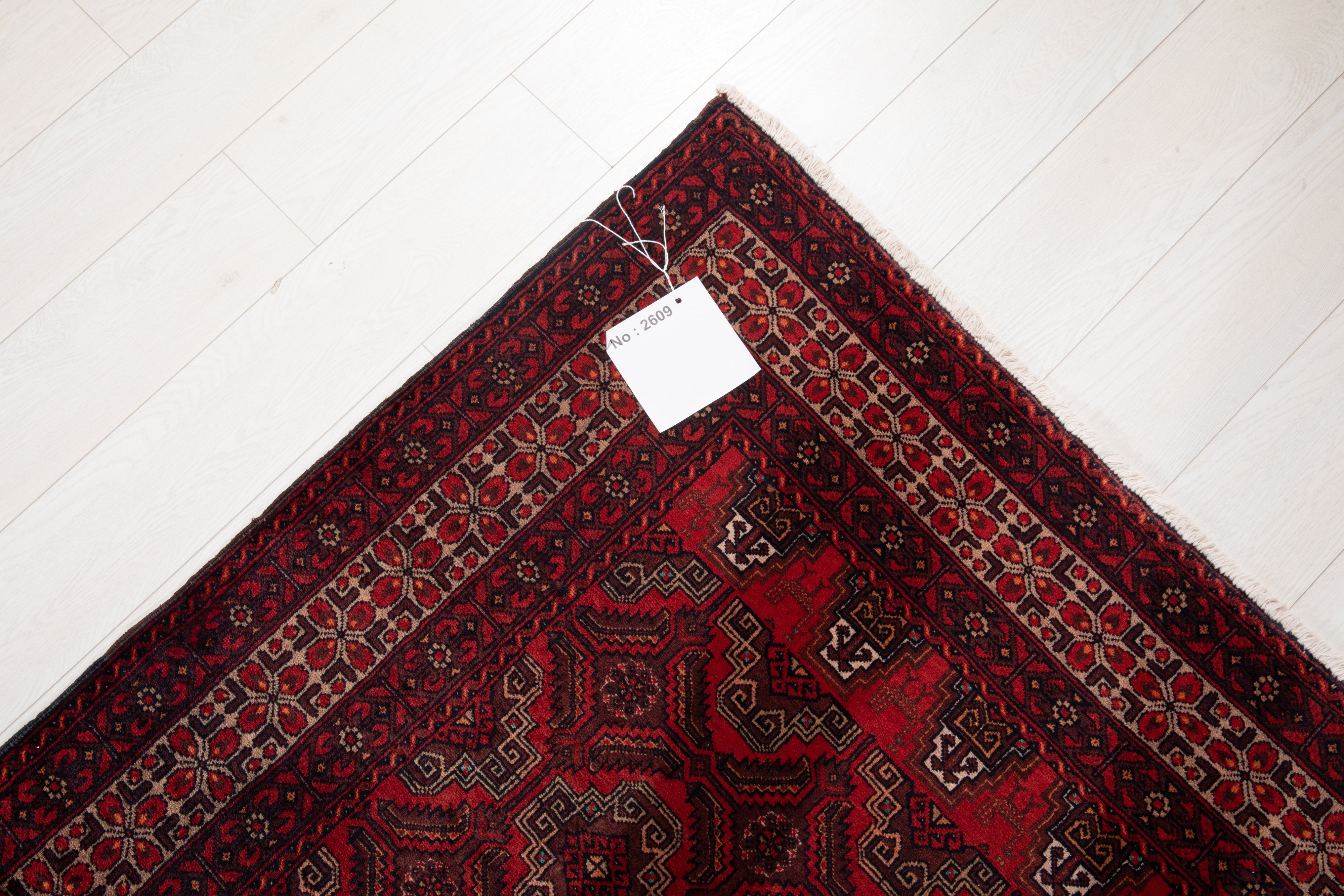 Hand-Knotted Vintage Wool Area Rug – 6' 10" x 3' 5" (209 x 104 cm) - Yasi & Fara