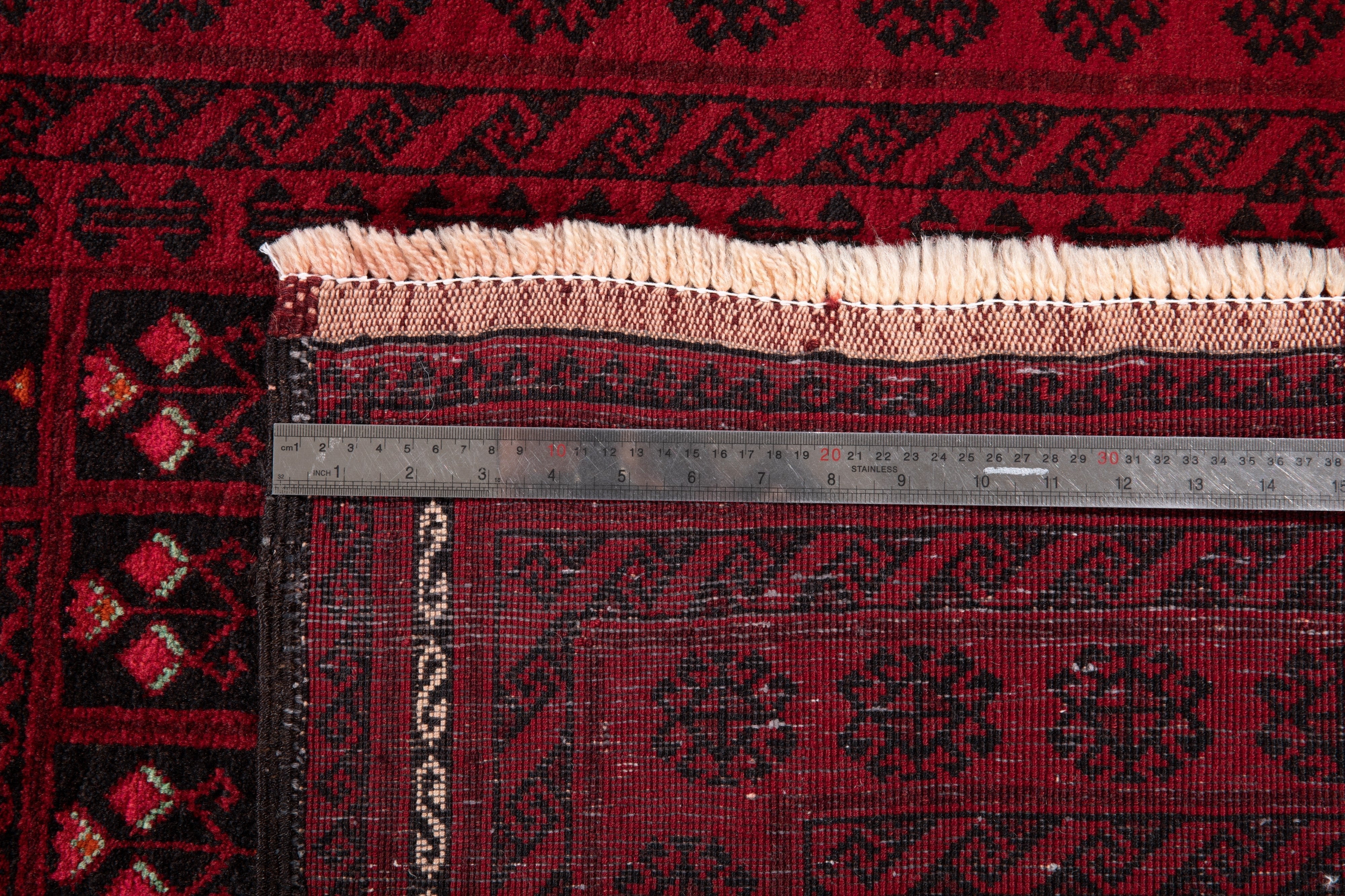 Hand-Knotted Vintage Wool Area Rug – 6' 11" x 3' 6" (210 x 106 cm) - Yasi & Fara