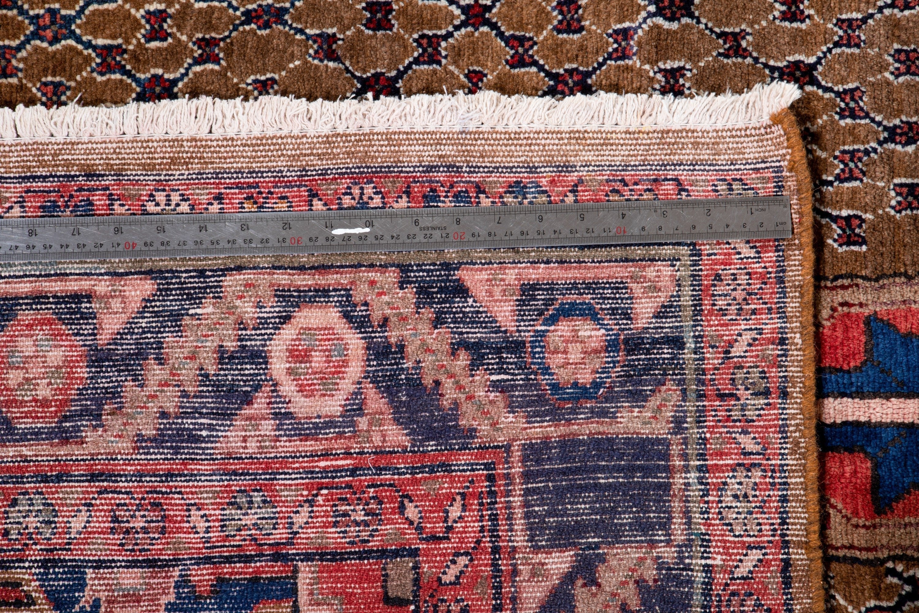 Hand-Knotted Vintage Wool Area Rug – 10' 7" x 5' 2" (323 x 157 cm) - Yasi & Fara