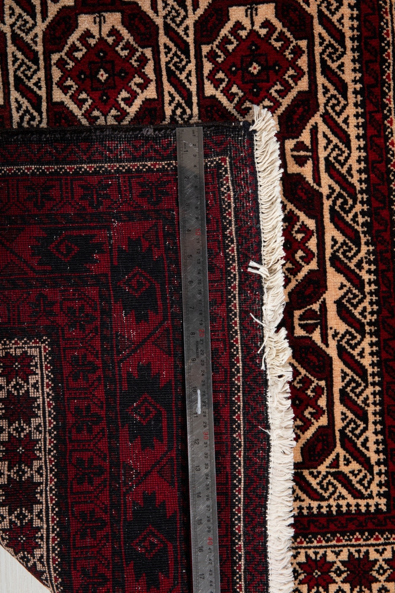 Hand-Knotted Vintage Wool Area Rug – 6' 11" x 3' 8 (211 x 112 cm) - Yasi & Fara
