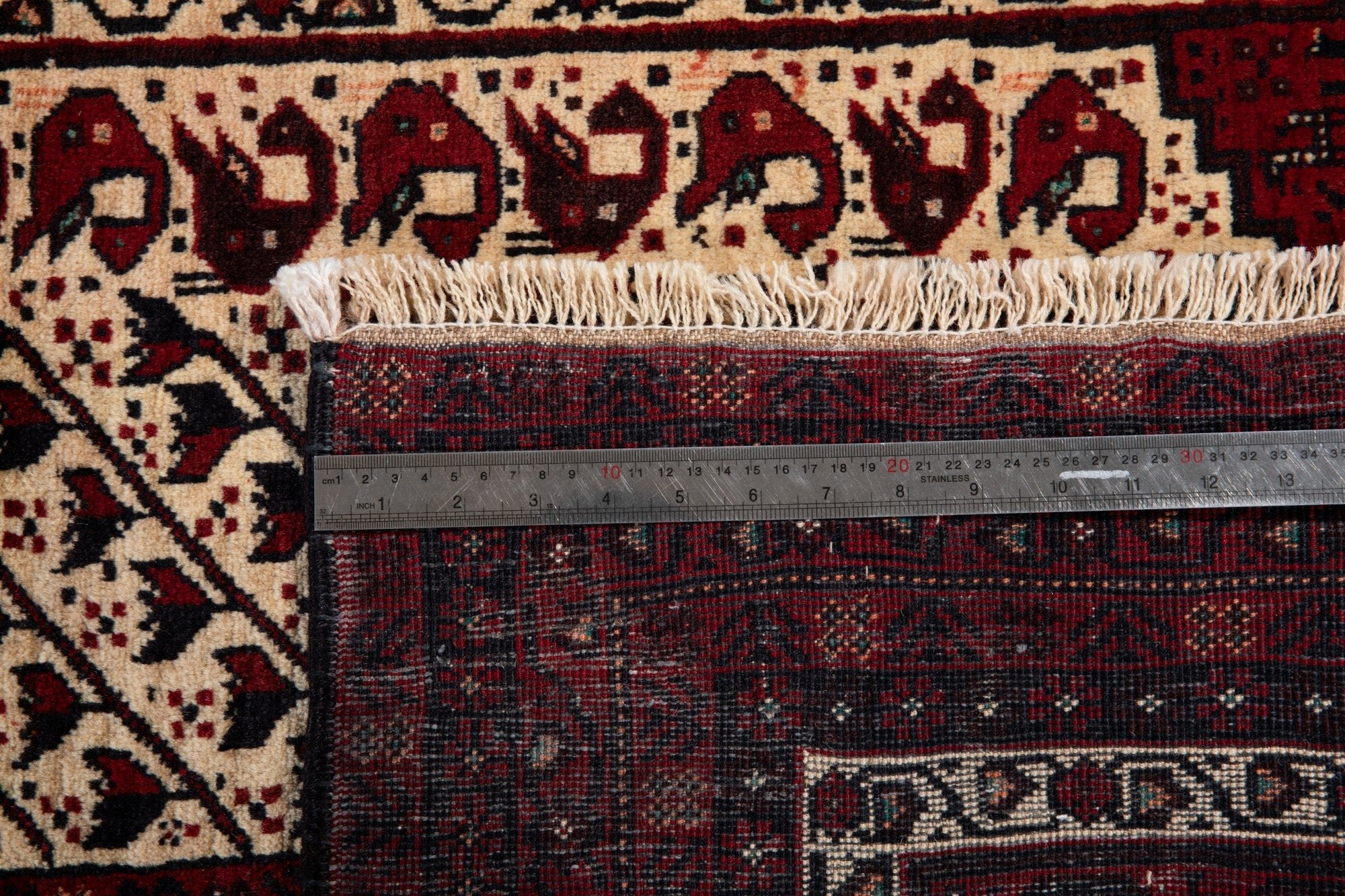 Hand-Knotted Vintage Wool Area Rug – 5' 10" x 3' 4" (179 x 103 cm) - Yasi & Fara