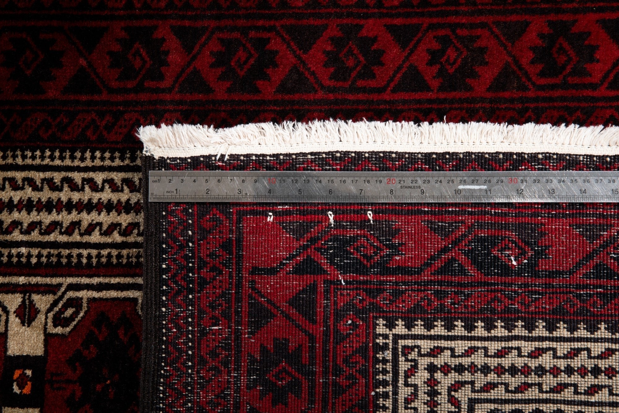 Hand-Knotted Vintage Wool Area Rug – 6' 4" x 3' 4" (194 x 102 cm) - Yasi & Fara