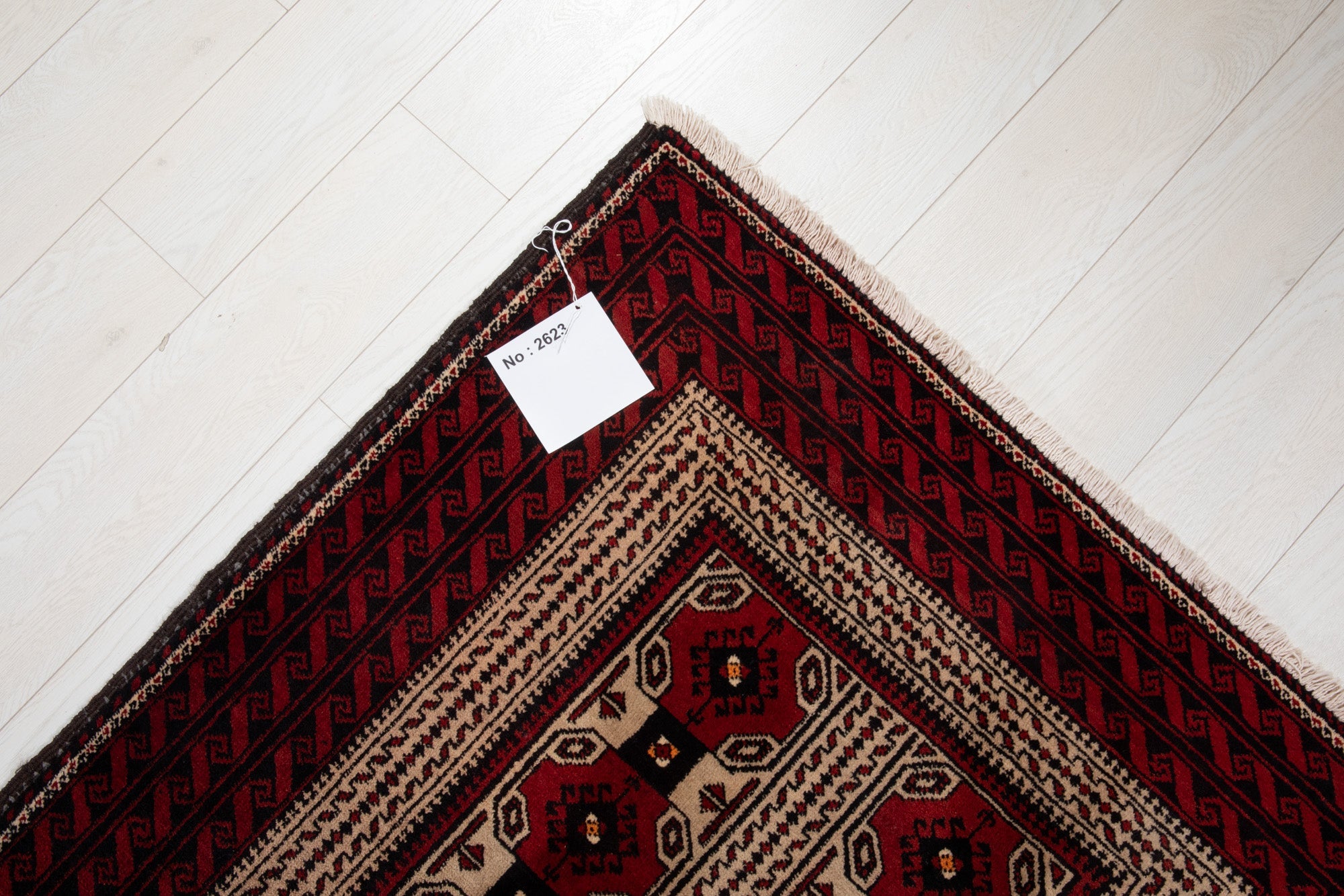 Hand-Knotted Vintage Wool Area Rug – 6' 3" x 3' 5' (191 x 104 cm) - Yasi & Fara