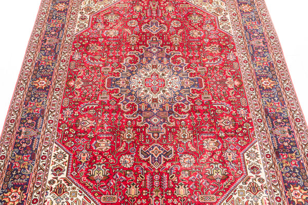 9' 7" x 6' 5" Excellent Hand-Knotted Antique Collectible Area Rug - Yasi & Fara 