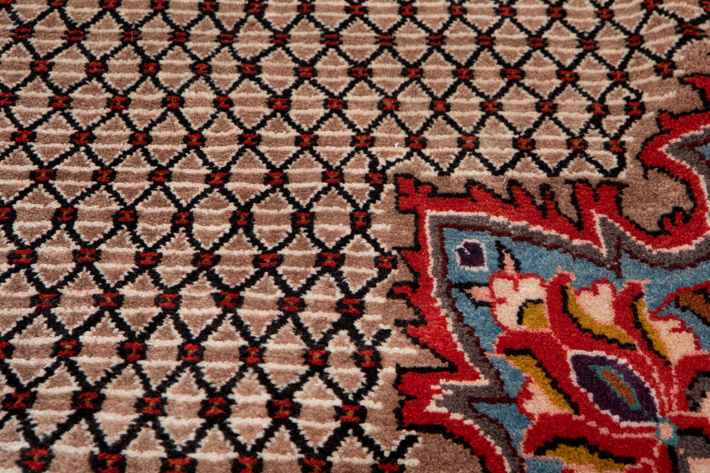 Hand-Knotted Vintage Wool Area Rug – 10' 7" x 5' 4" (324 x 161 cm) - Yasi & Fara