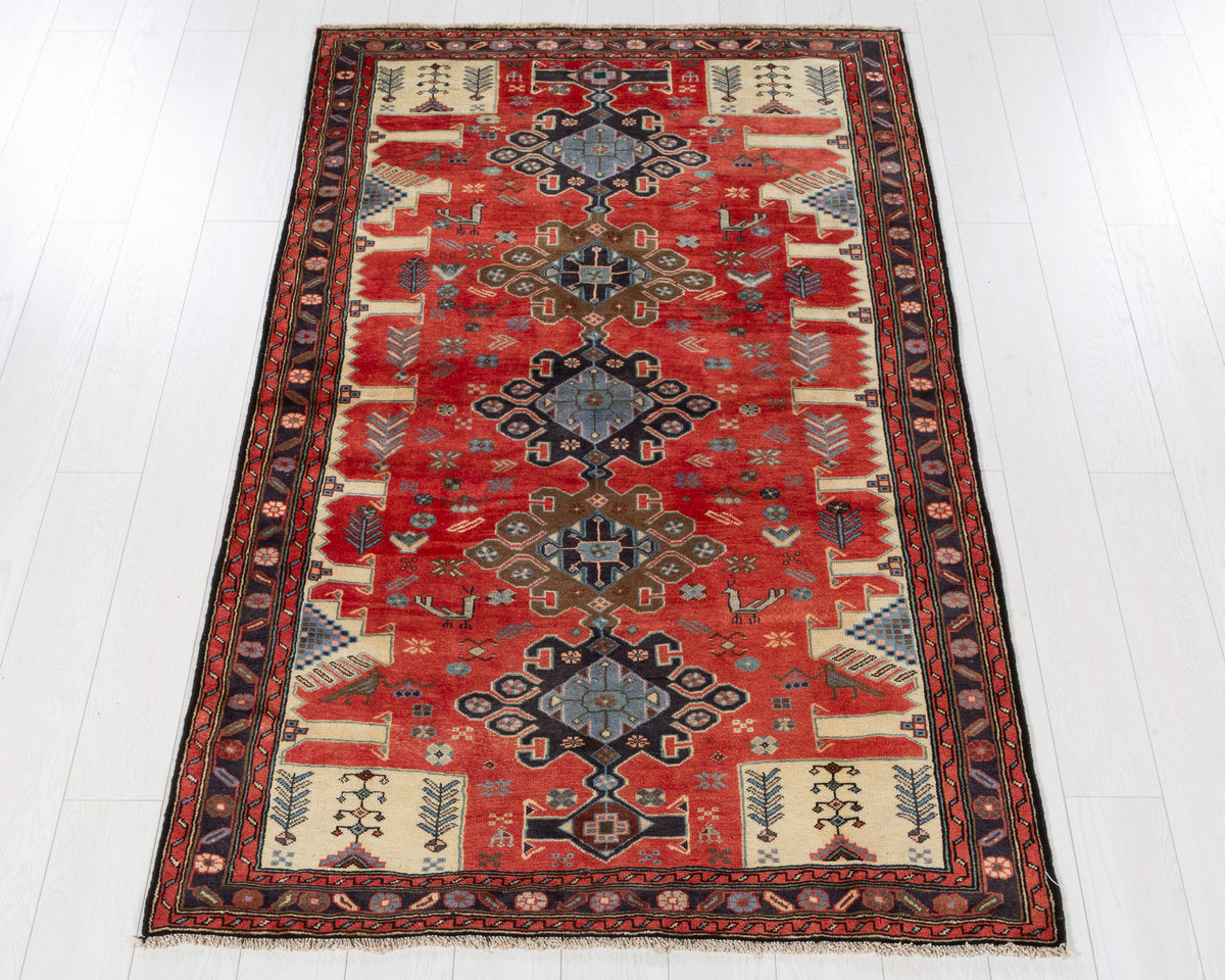 Vintage Tarom Coral hand-knotted wool rug, SKU 5602