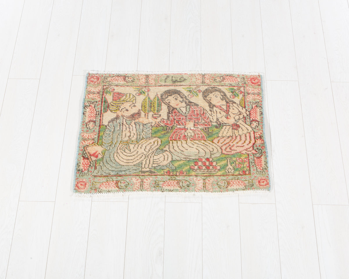 Antique Tabriz rug SKU 5871