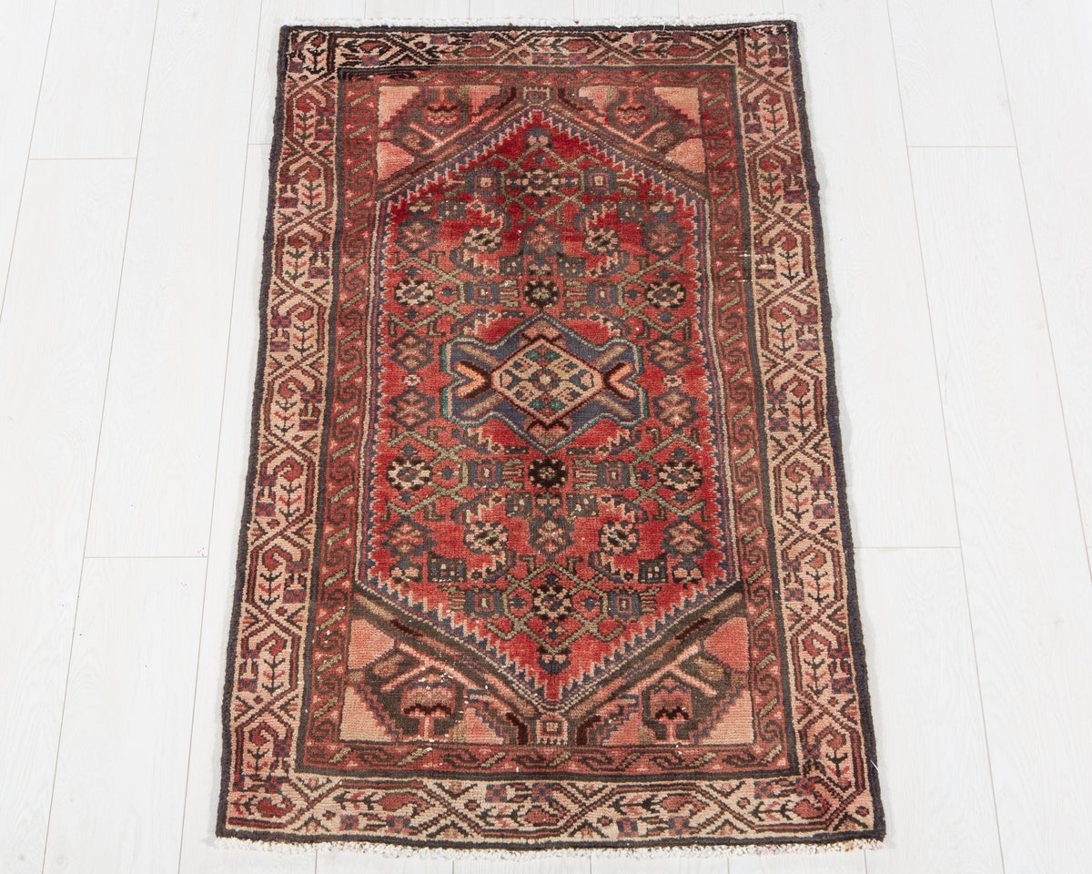 Antique Hamadan rug SKU 5886