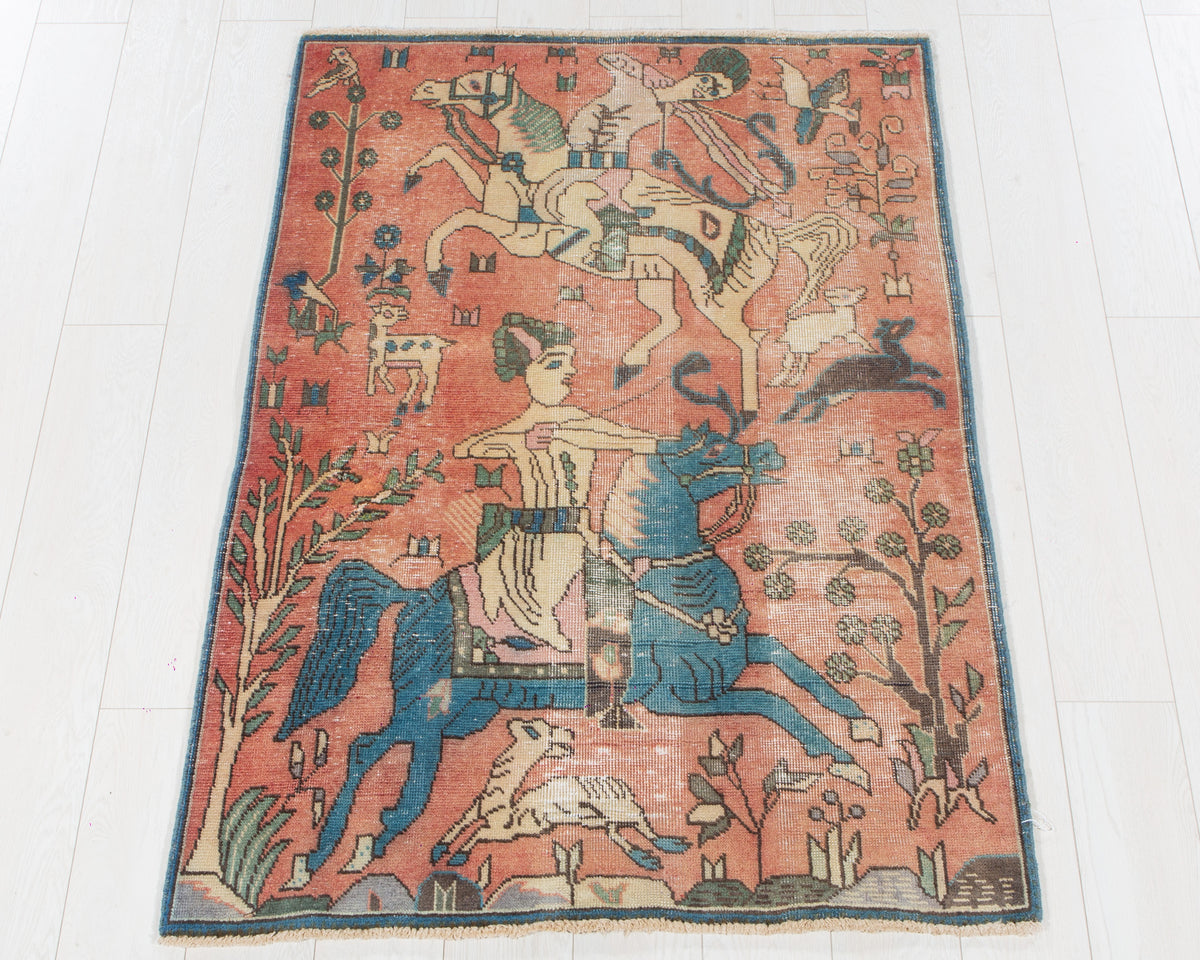 Antique Tabriz rug SKU 5898