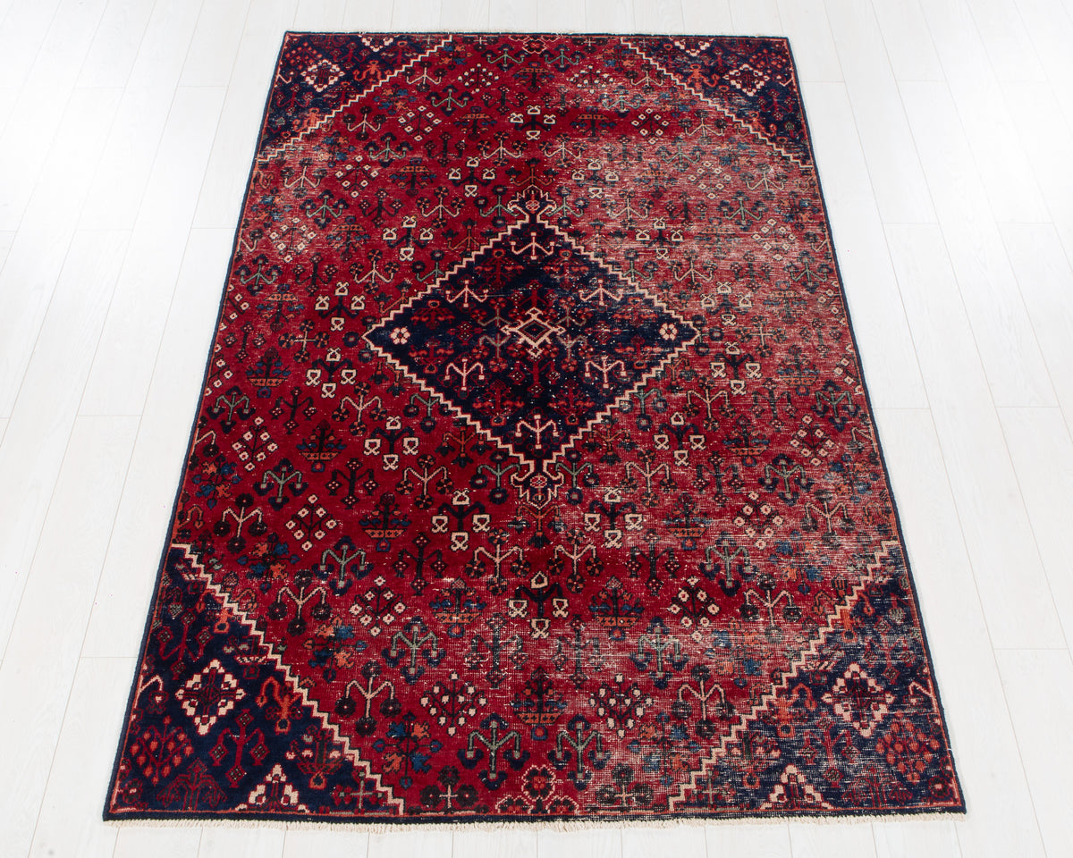 Antique Joshaghan Red hand-knotted wool rug, SKU 6117