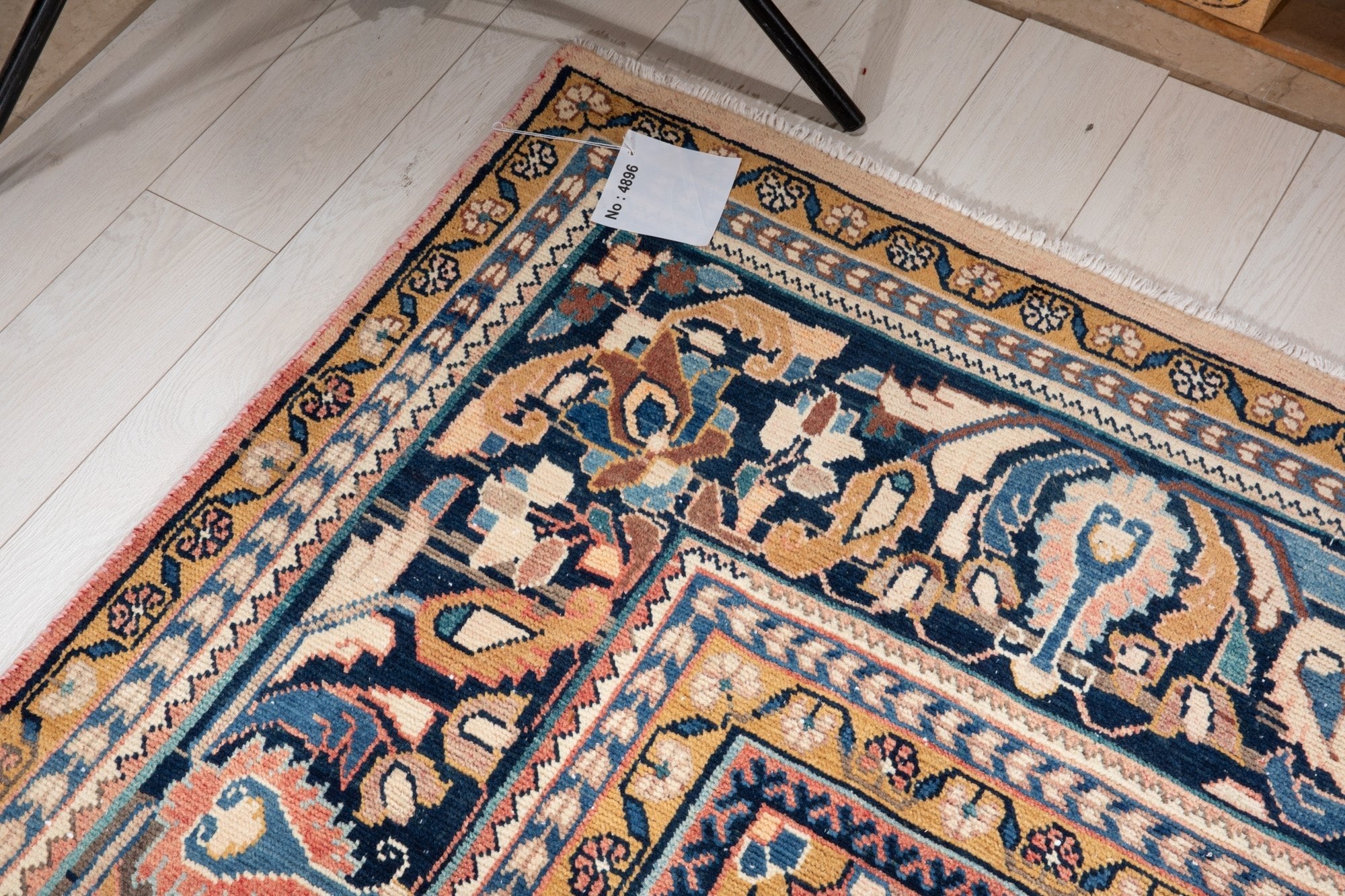 Hand-Knotted Vintage Large Wool Area Rug – 14' 4" x 10' 6" (437 x 319 cm) - Yasi & Fara
