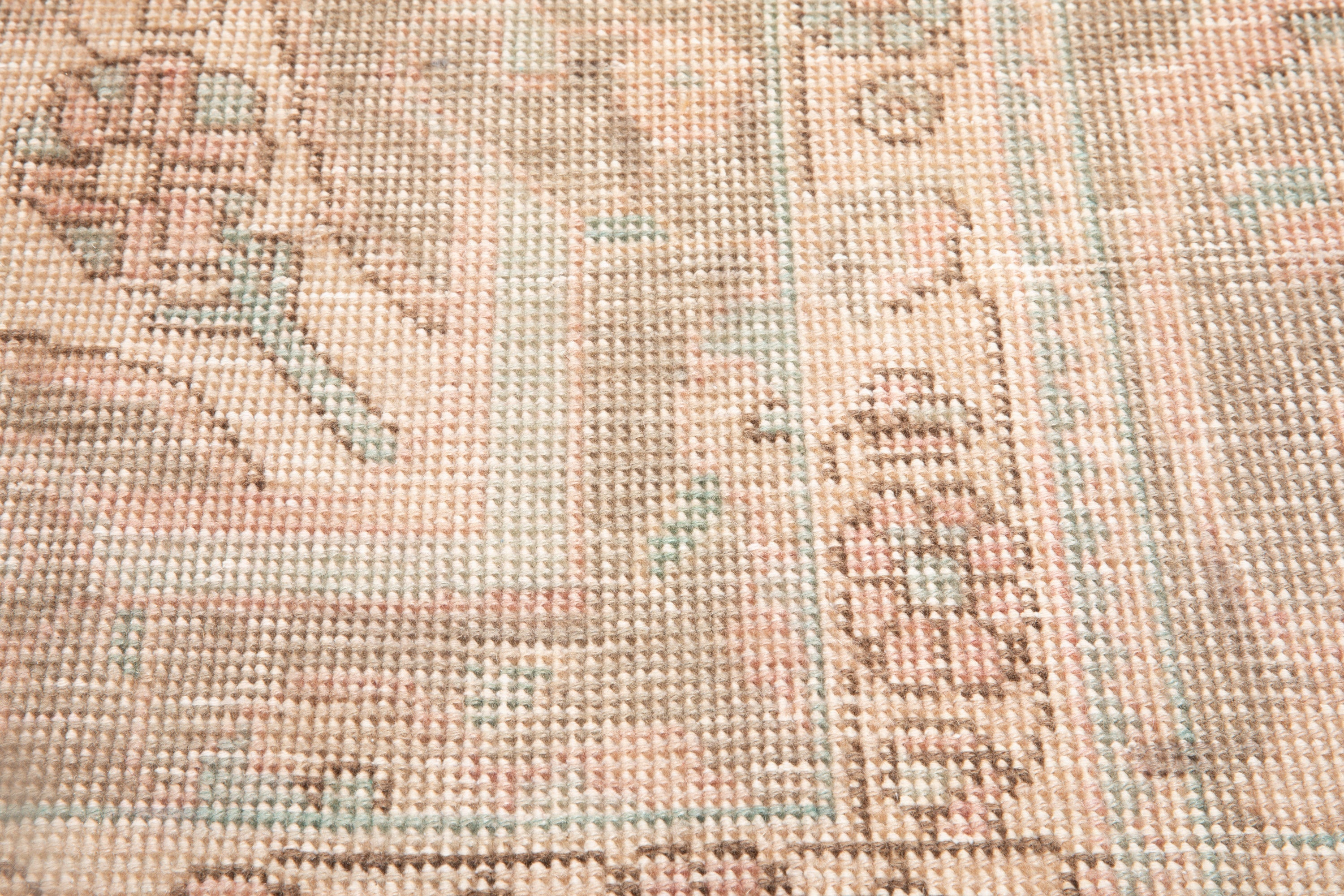 Hand-Knotted Vintage Large Wool Area Rug Faded – 12' 6" x 9' 7" (380 x 293 cm) - Yasi & Fara