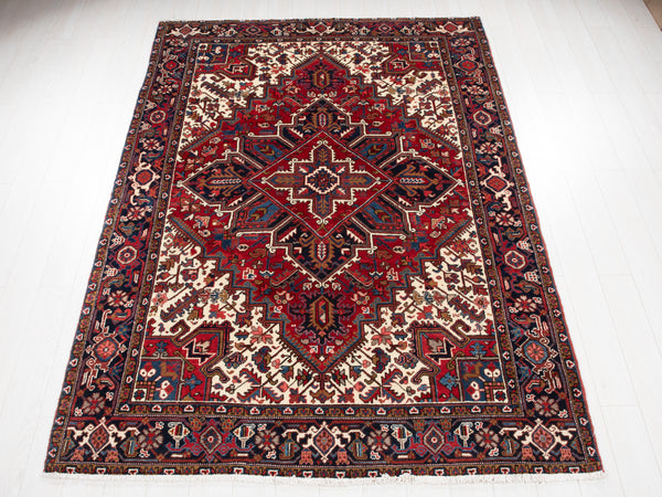 9' 1" x 6' 4" Excellent Hand-Knotted Collectible Fine Tribal Area Rug