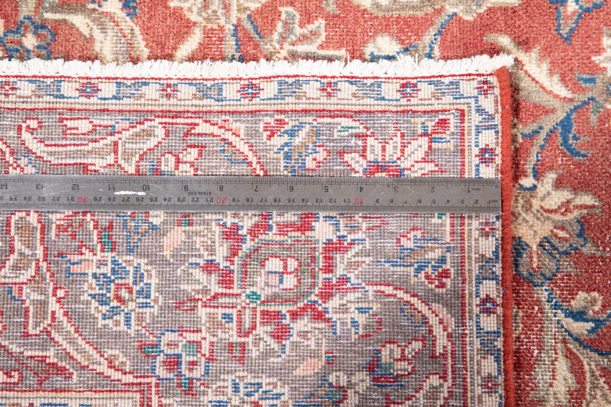 10' 11" x 7' 7" Excellent Hand-Knotted Antique Faded Large Area Rug - Yasi & Fara 