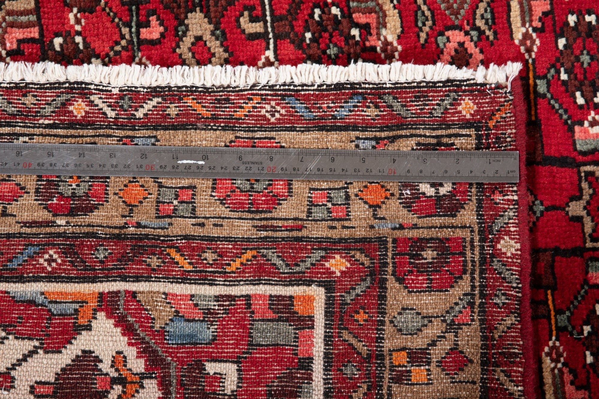 Hand-Knotted Vintage Wool Area Rug – 9' 11" x 5' 3" (303 × 161 cm) - Yasi & Fara