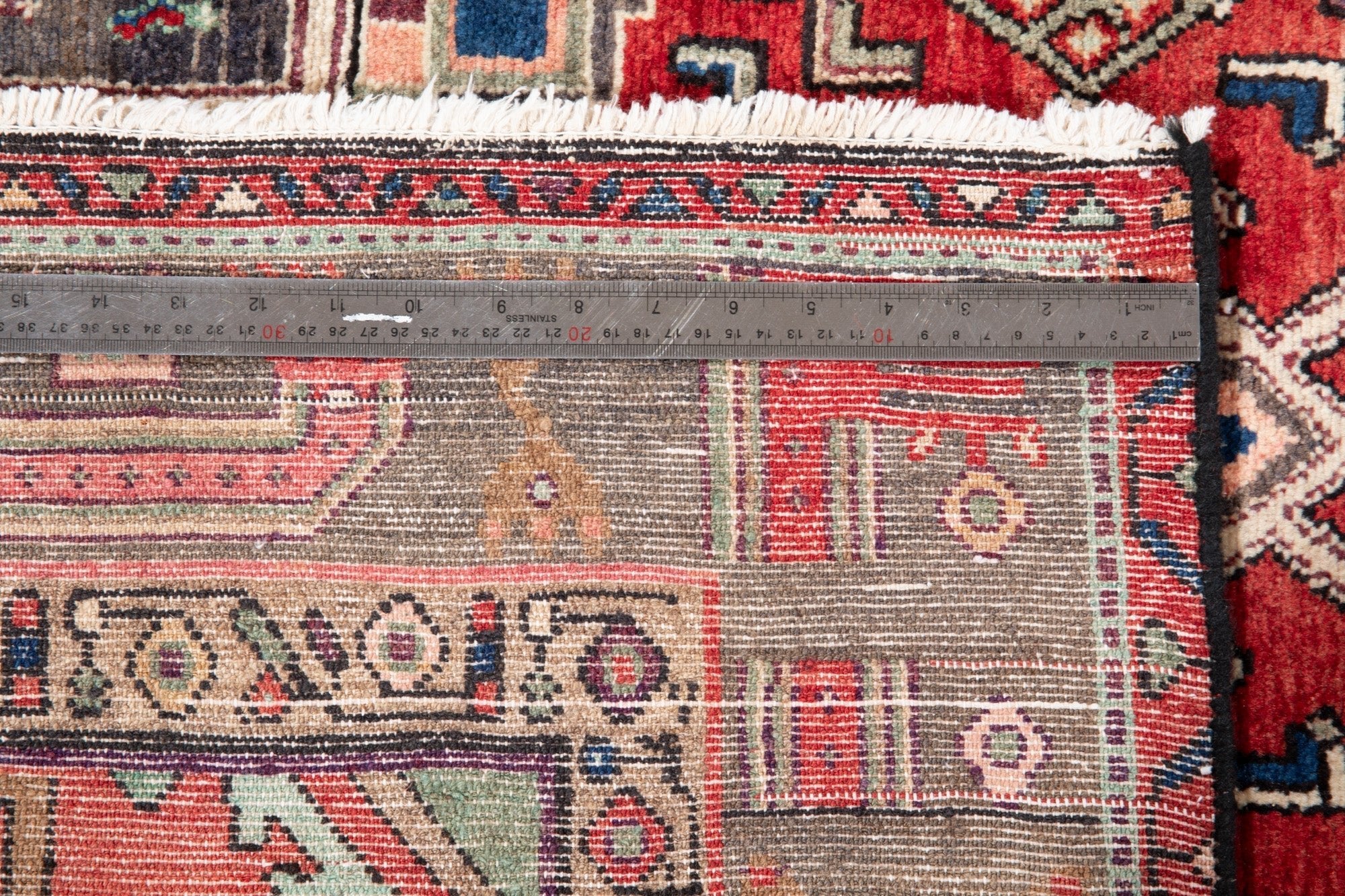 Hand-Knotted Vintage Wool Area Rug – 8' 10" x 4' 9" (270 × 145 cm) - Yasi & Fara