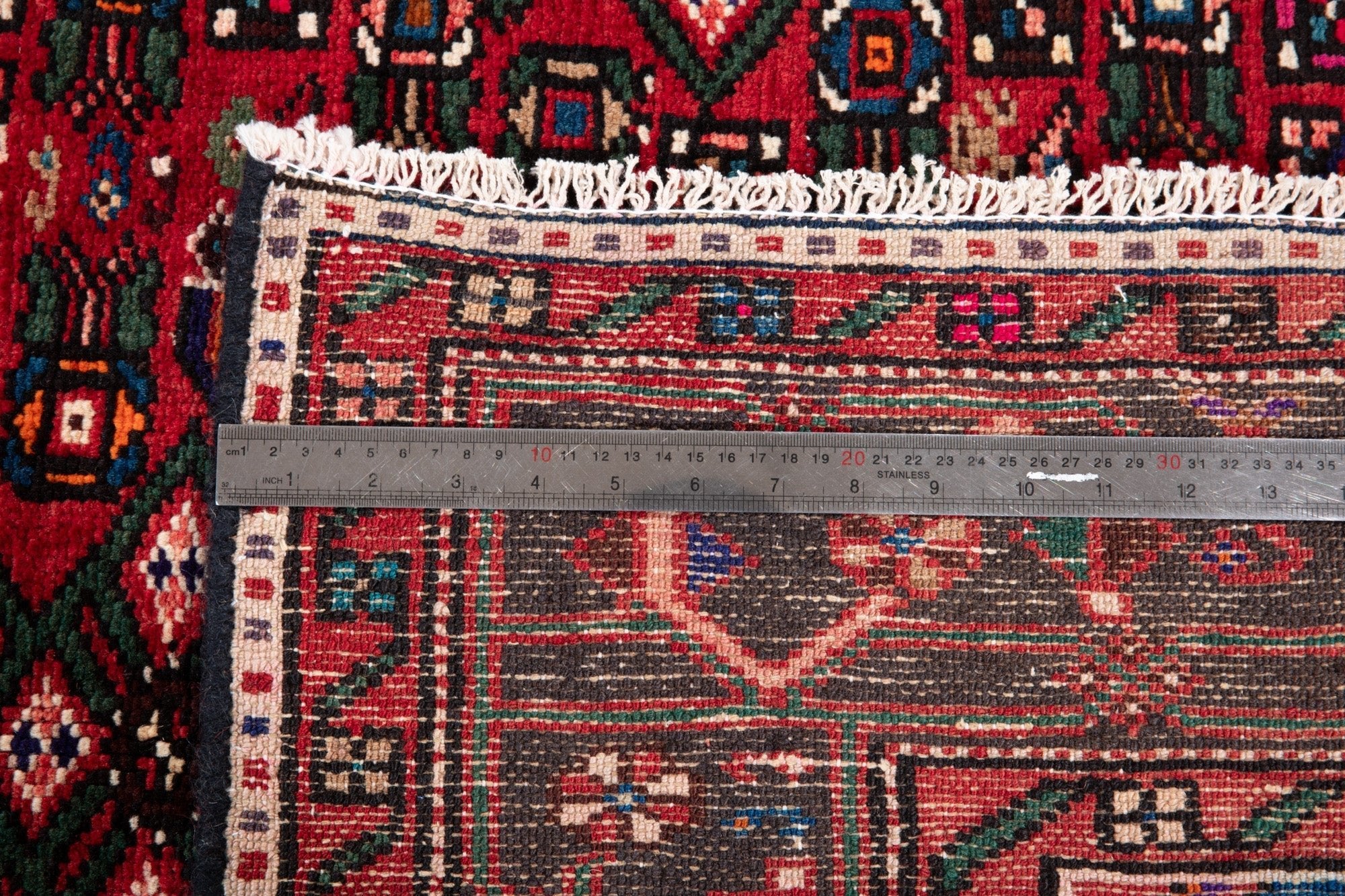 Hand-Knotted Vintage Wool Area Rug – 10' 6" x 5' 3" (319 x 160 cm) - Yasi & Fara