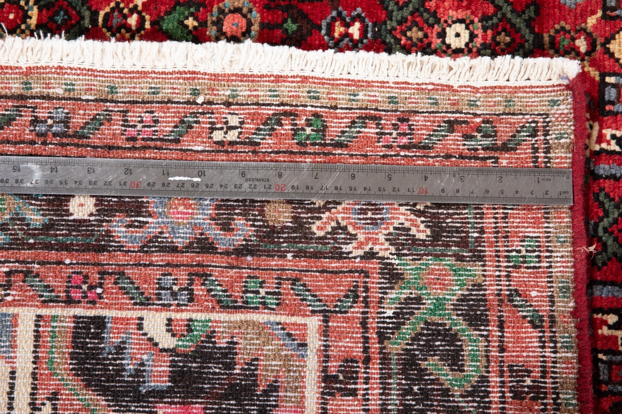 Hand-Knotted Vintage Wool Area Rug – 9' 11" x 4' 11" (303 x 151 cm) - Yasi & Fara