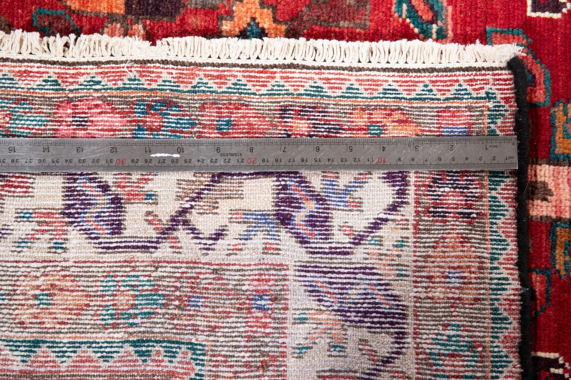 Hand-Knotted Vintage Wool Area Rug – 10' 9" x 5' 3" (327 x 161 cm) - Yasi & Fara