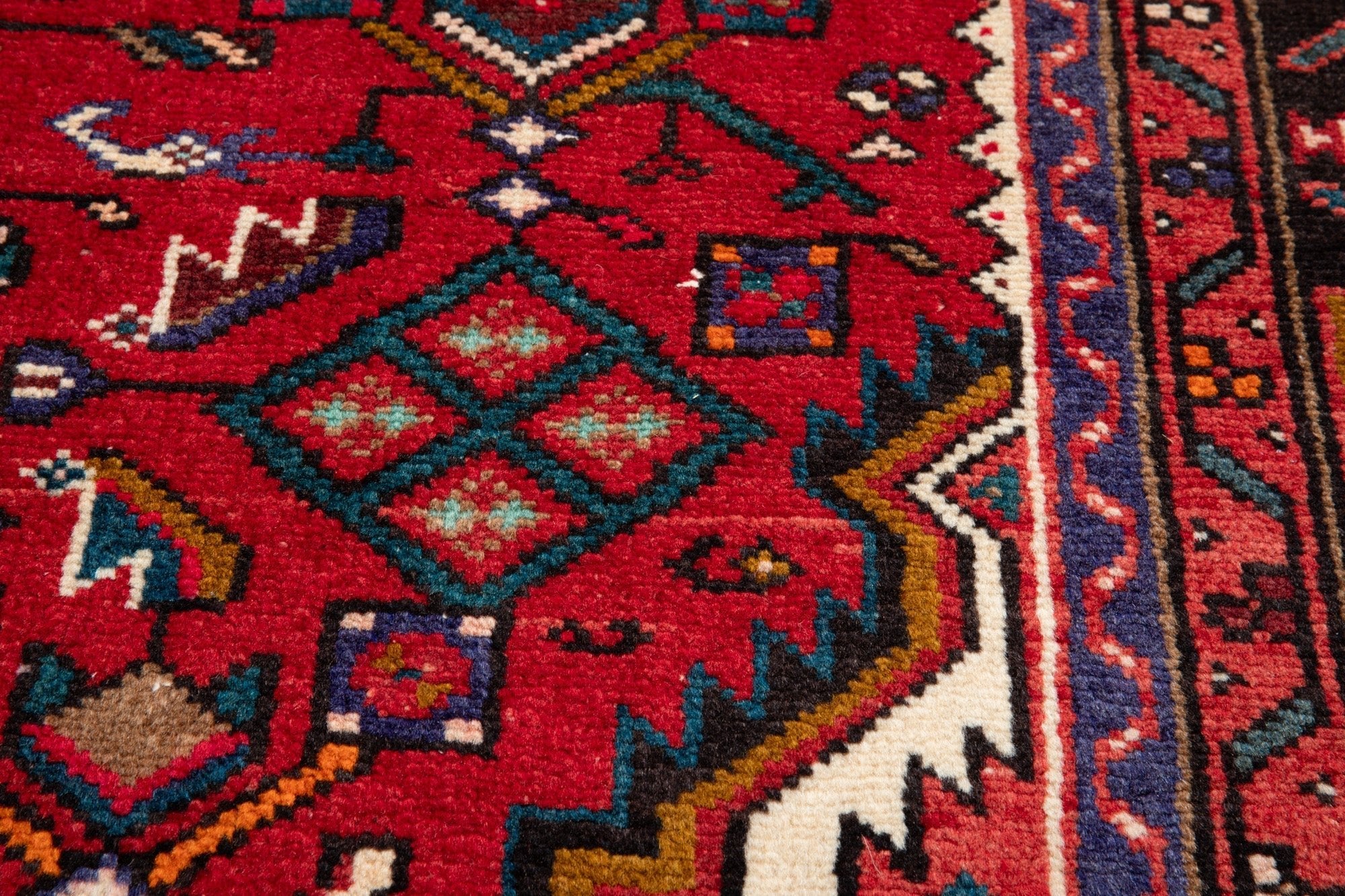 Hand-Knotted Vintage Wool Area Rug – 10' 10" x 5' 3" (330 x 161 cm) - Yasi & Fara