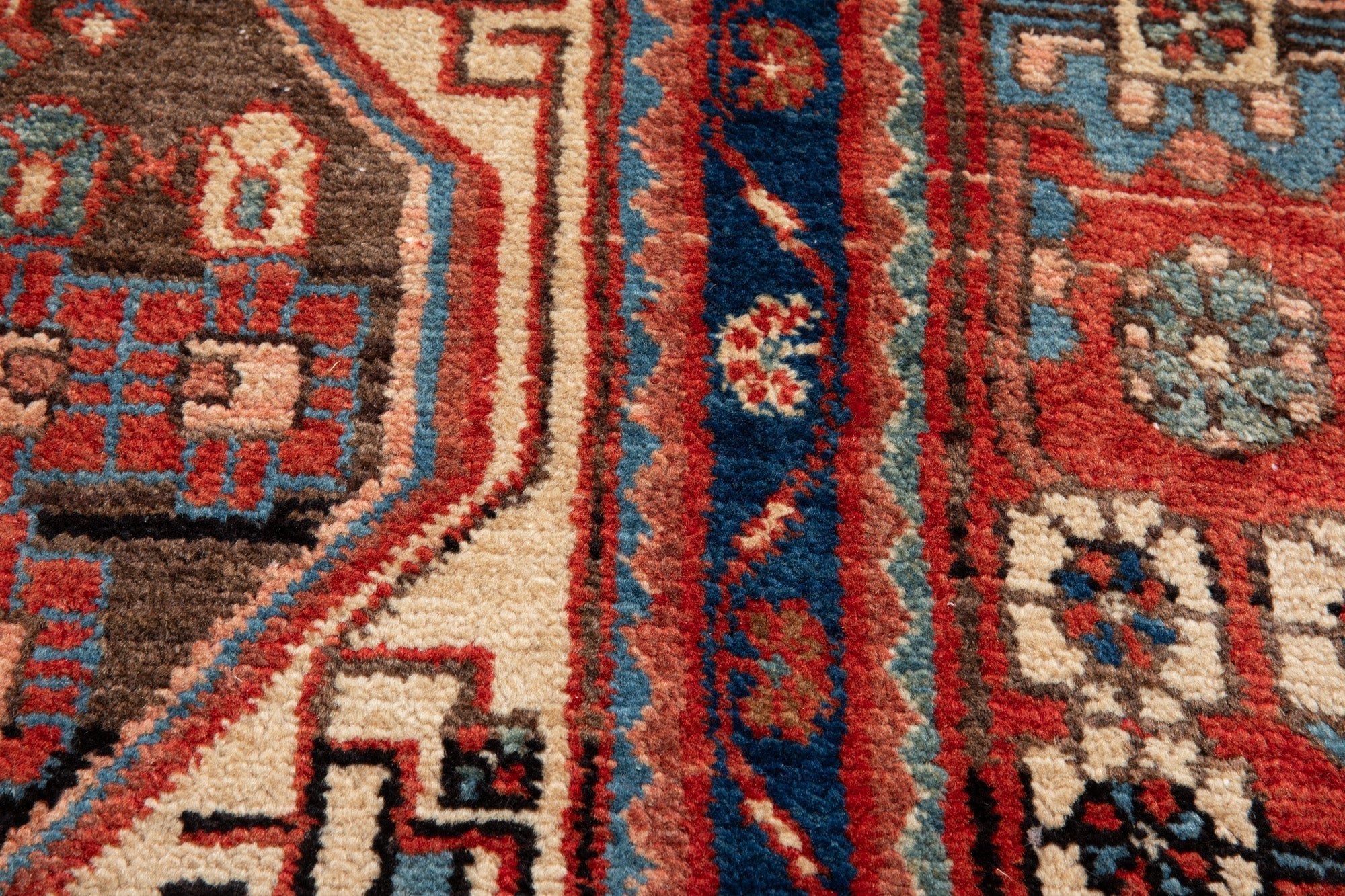 Hand-Knotted Vintage Wool Area Rug – 10' 7" x 5' 4" (323 x 162 cm) - Yasi & Fara