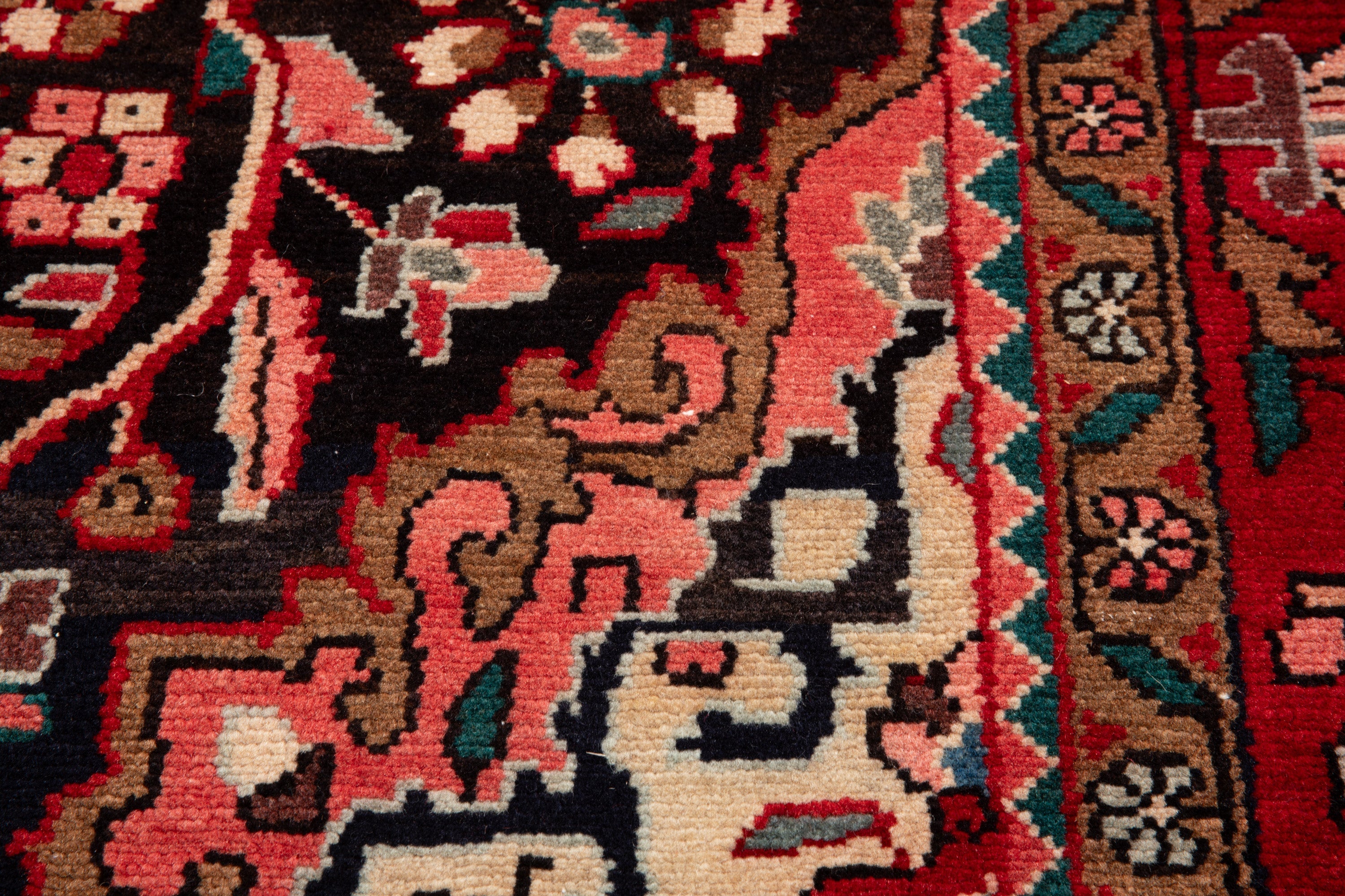 Hand-Knotted Vintage Wool Area Rug – 10' 8" x 5' 2" (324 x 158 cm) - Yasi & Fara