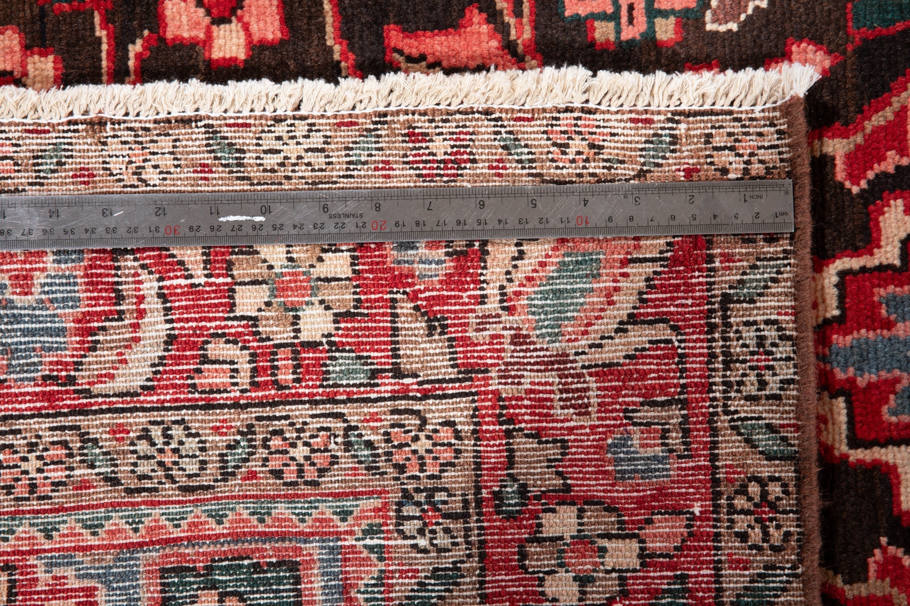 Hand-Knotted Vintage Wool Area Rug – 10' 8" x 5' 2" (324 x 158 cm) - Yasi & Fara