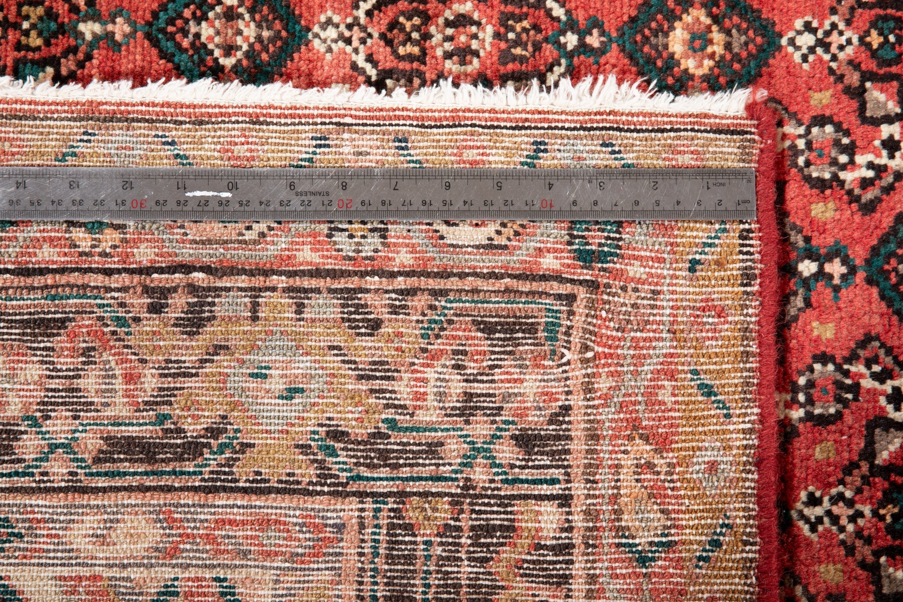 Hand-Knotted Vintage Wool Area Rug – 9' 8" x 5' 5" (295 x 165 cm) - Yasi & Fara