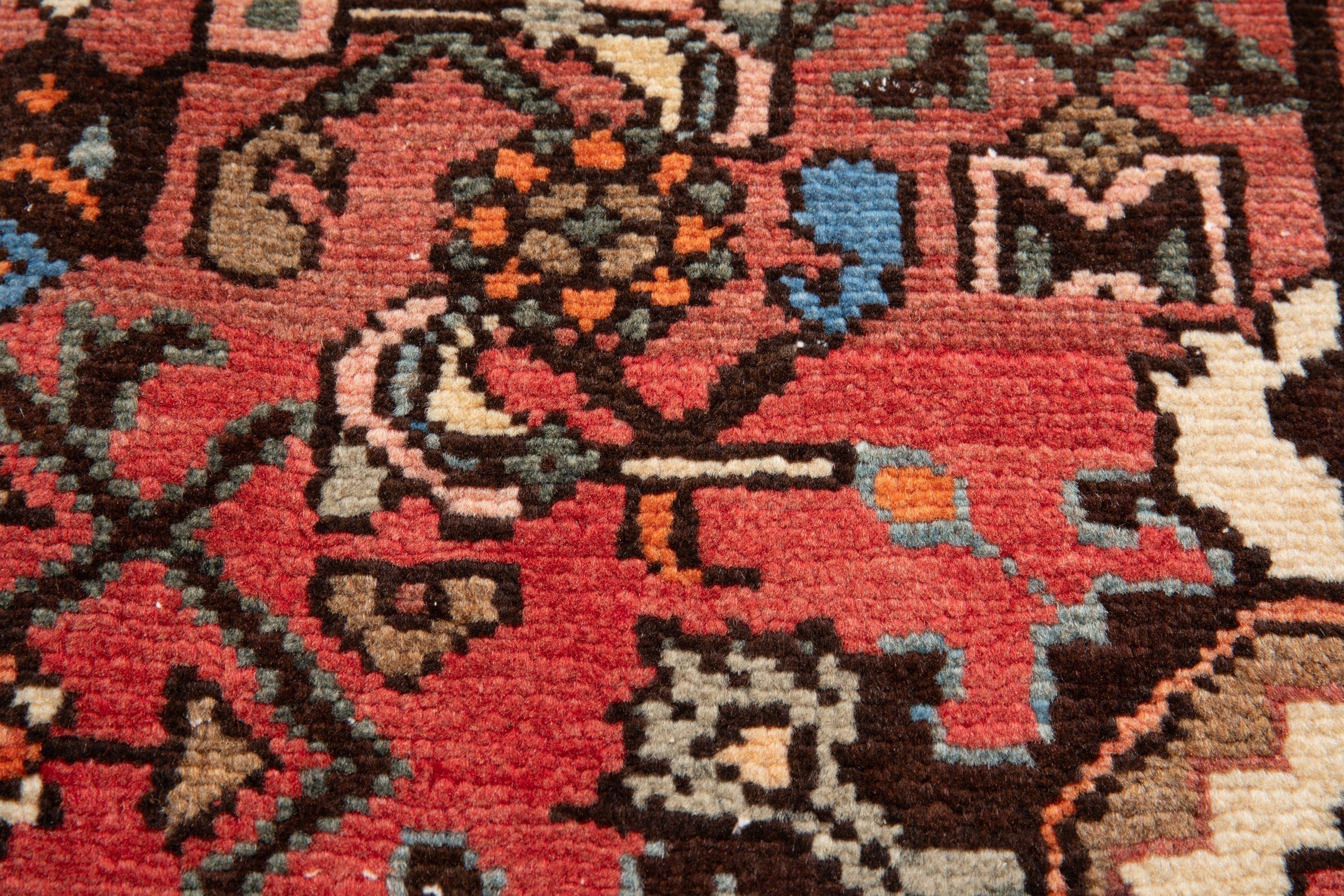 Hand-Knotted Vintage Wool Area Rug – 10' 8" x 5' 1" (324 x 154 cm) - Yasi & Fara