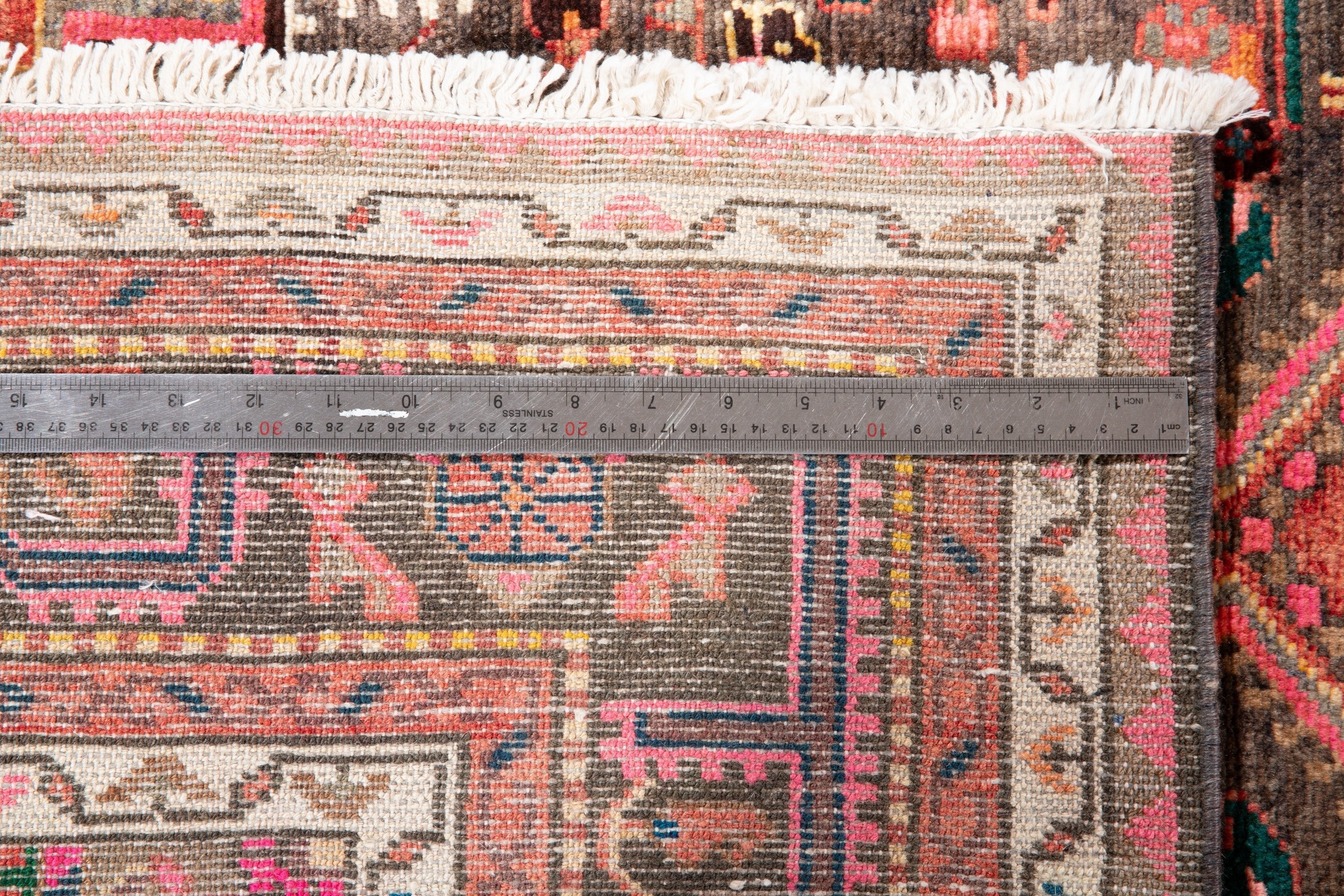 Hand-Knotted Vintage Wool Area Rug – 10' 9" x 5' 5" (328 x 165 cm) - Yasi & Fara