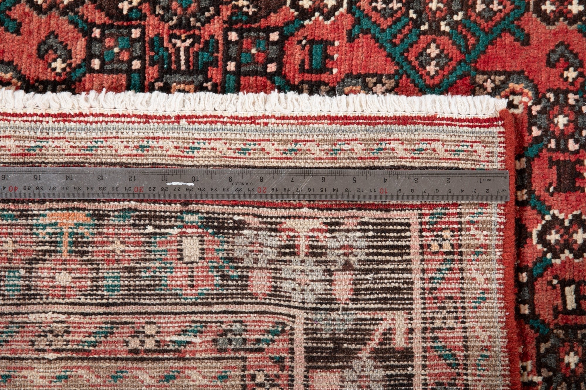 Hand-Knotted Vintage Wool Area Rug – 10' 6" x 5' 5" (320 × 166 cm) - Yasi & Fara