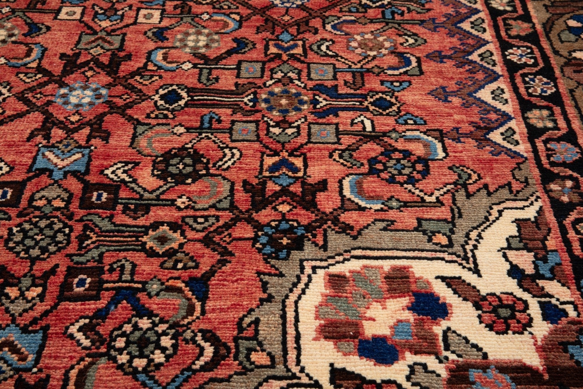 Hand-Knotted Vintage Wool Area Rug – 10' 2" x 5' 1" (309 x 154 cm) - Yasi & Fara