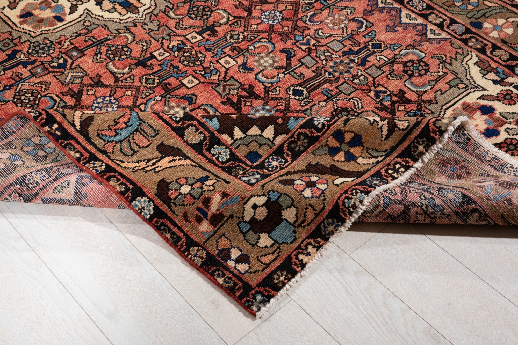 Hand-Knotted Vintage Wool Area Rug – 10' 2" x 5' 1" (309 x 154 cm) - Yasi & Fara
