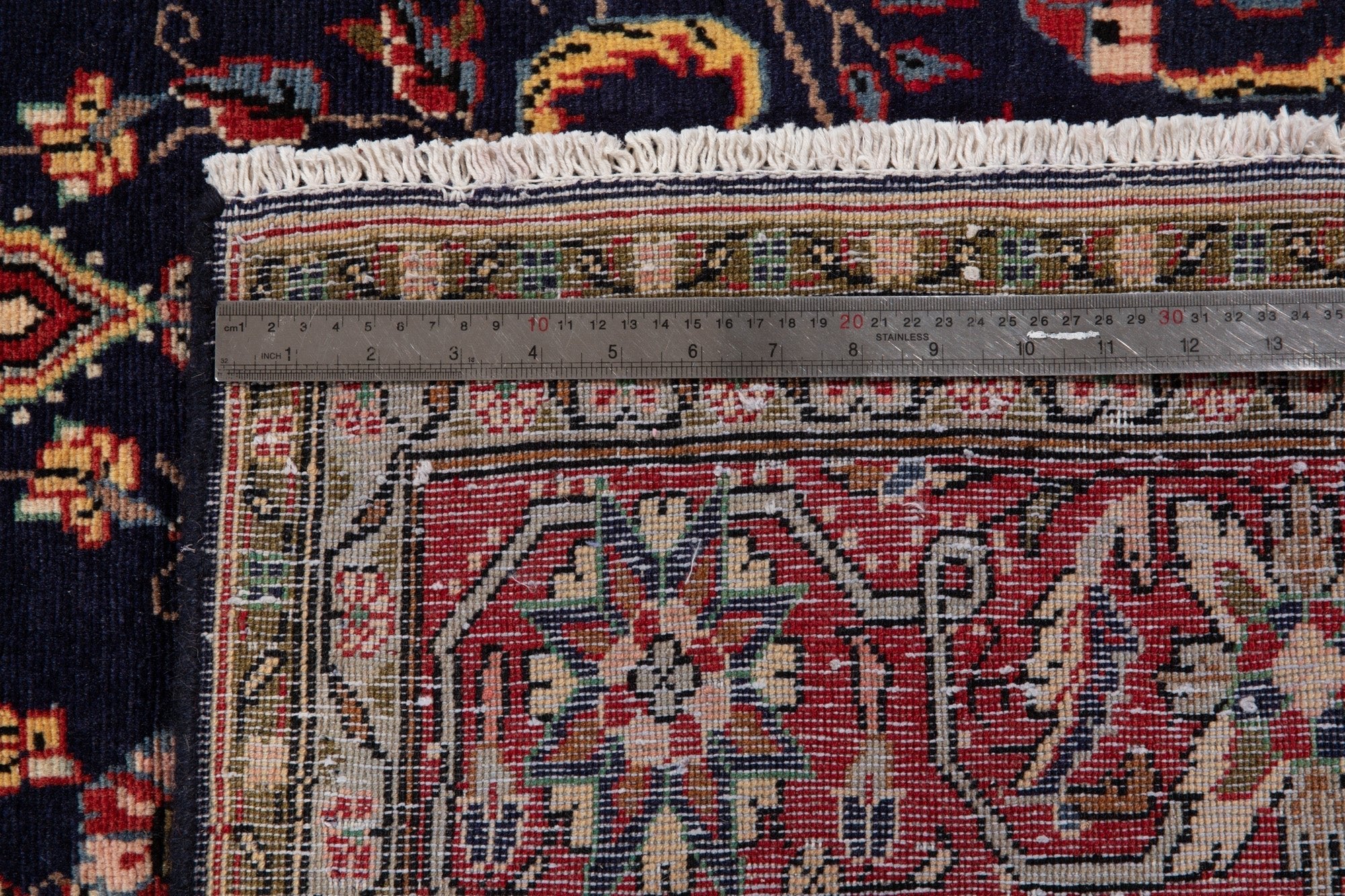 Hand-Knotted Vintage Wool Area Rug – 9' 9" x 5' 2" (298 x 158 cm) - Yasi & Fara