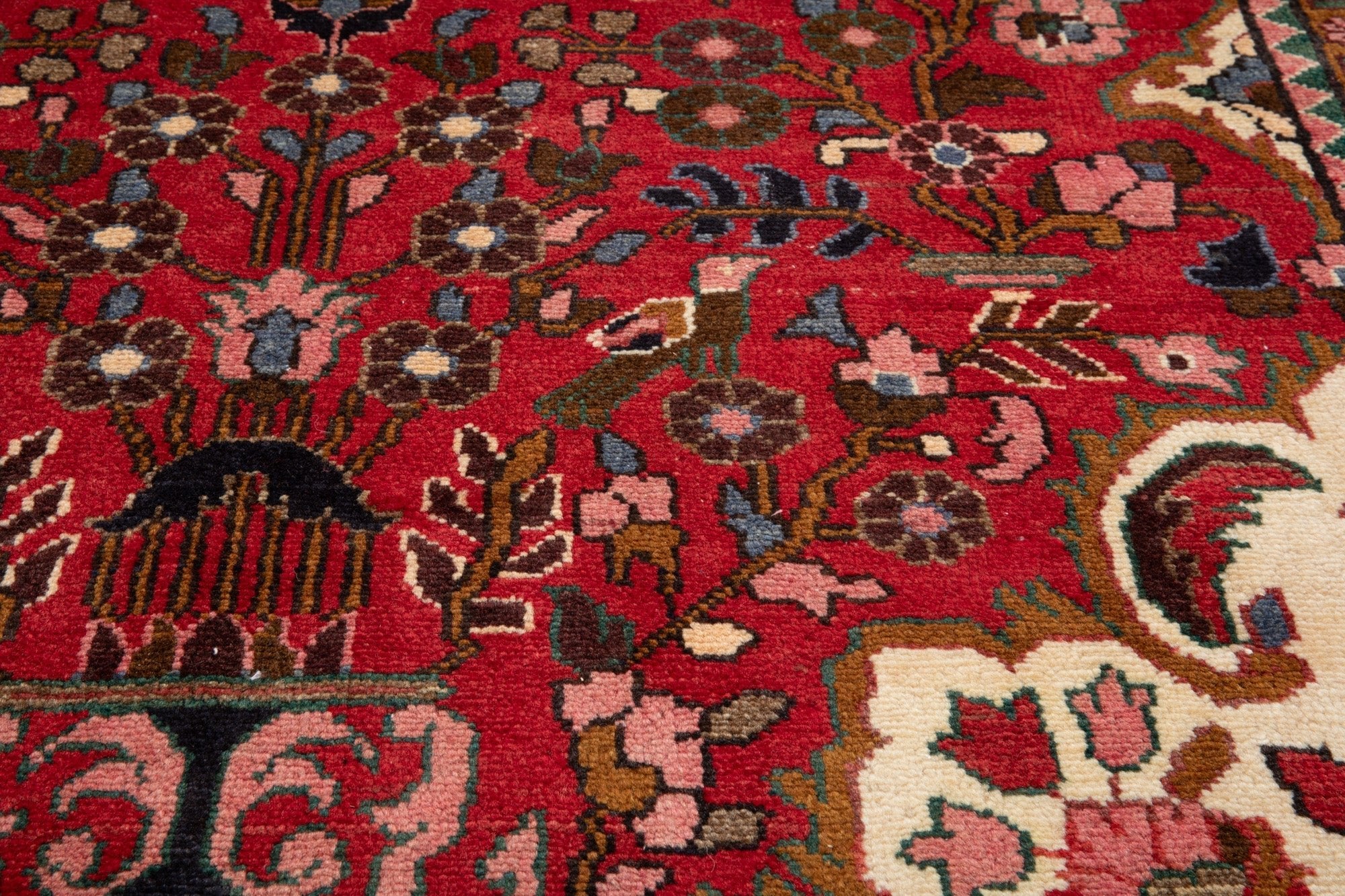 Hand-Knotted Vintage Wool Area Rug – 9' 8" x 5' 2" (294 × 158 cm) - Yasi & Fara