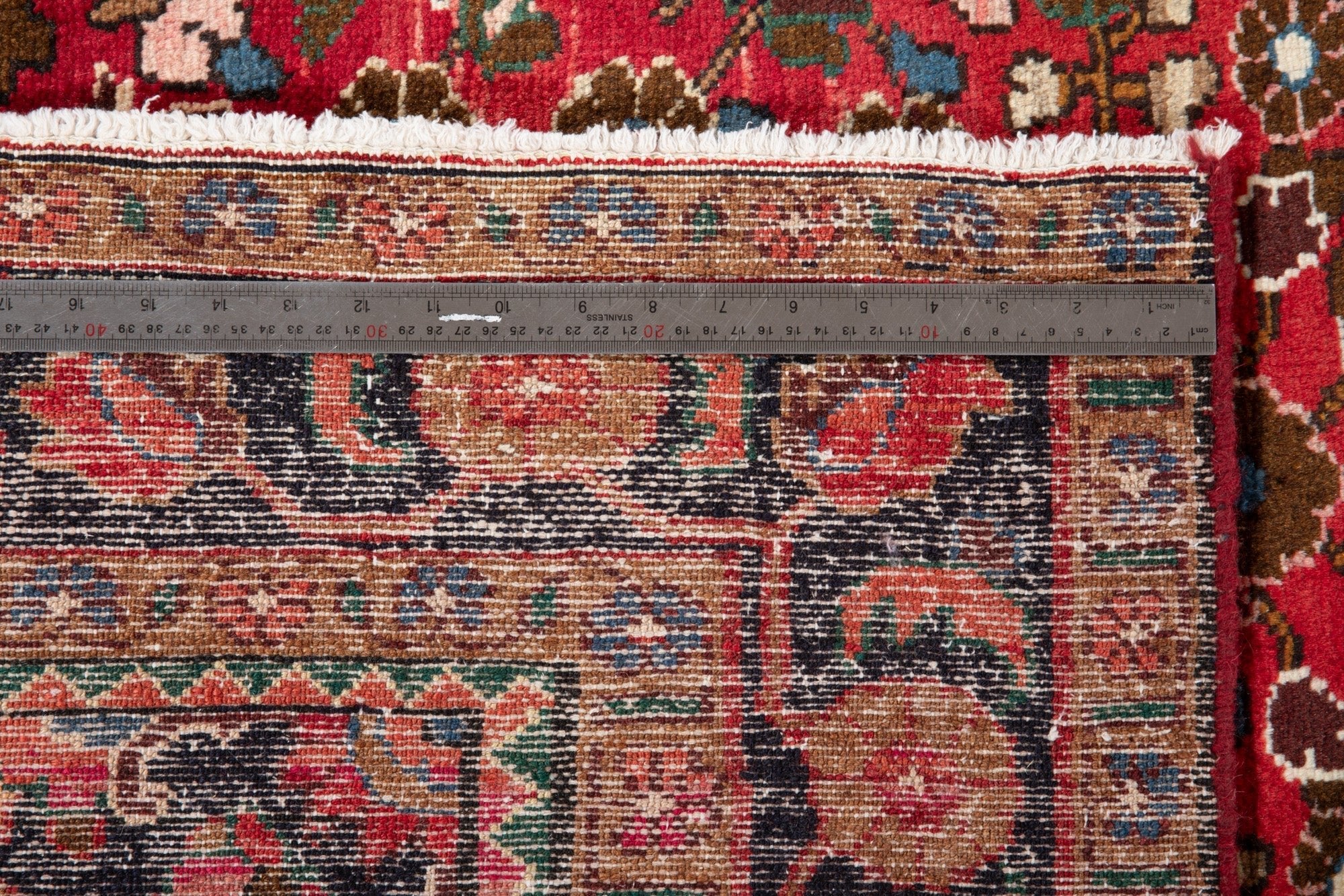 Hand-Knotted Vintage Wool Area Rug – 9' 8" x 5' 2" (294 × 158 cm) - Yasi & Fara