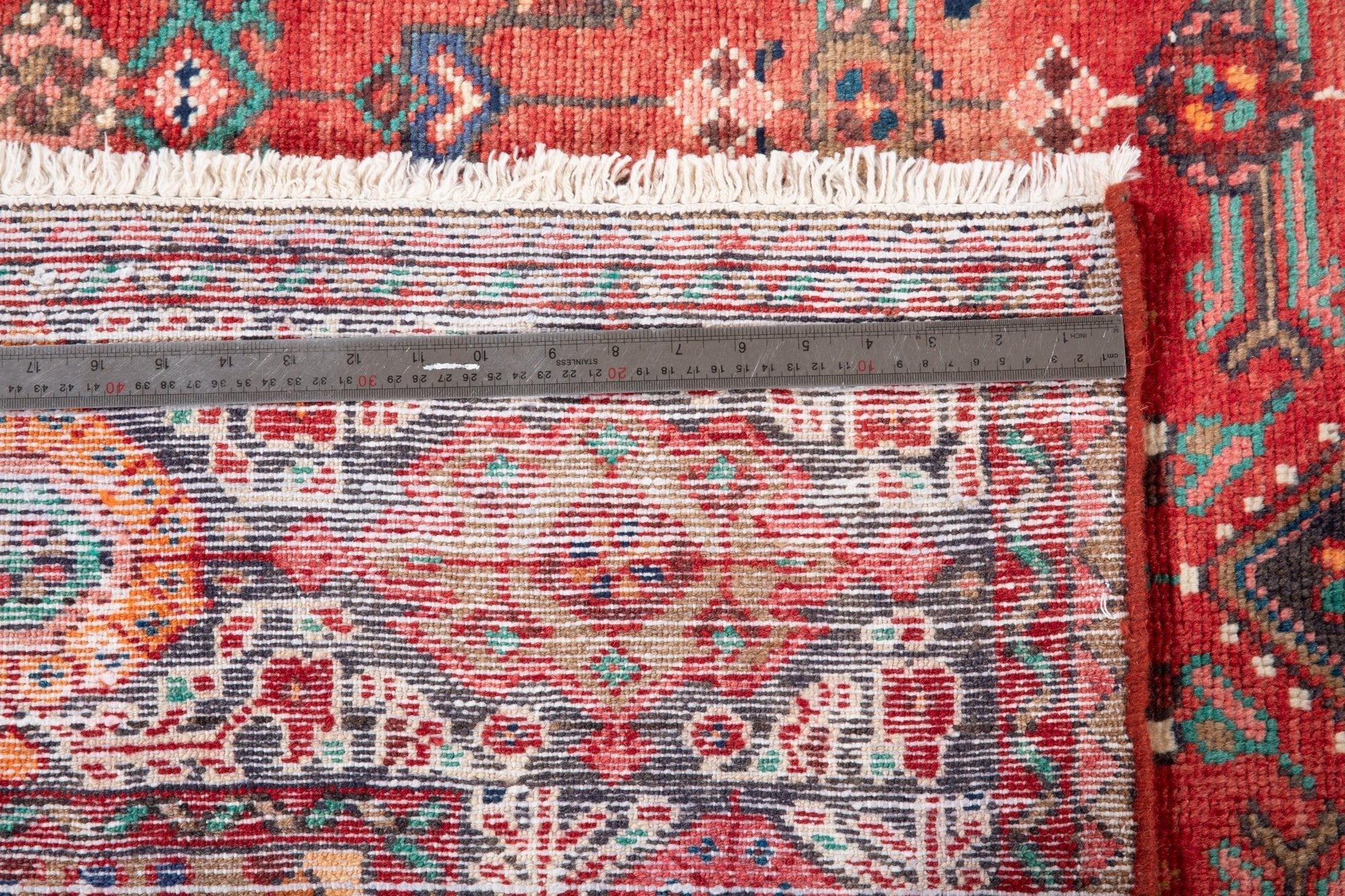 Hand-Knotted Vintage Wool Area Rug – 10' 2" x 5' 3" (310 × 160 cm) - Yasi & Fara
