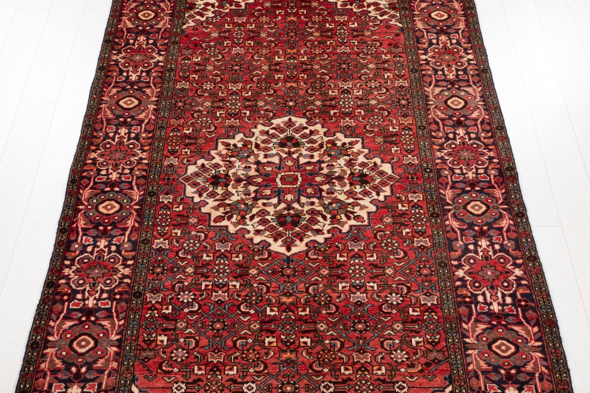 Hand-Knotted Vintage Wool Area Rug – 10' x 5' 5" (305 × 165 cm) - Yasi & Fara