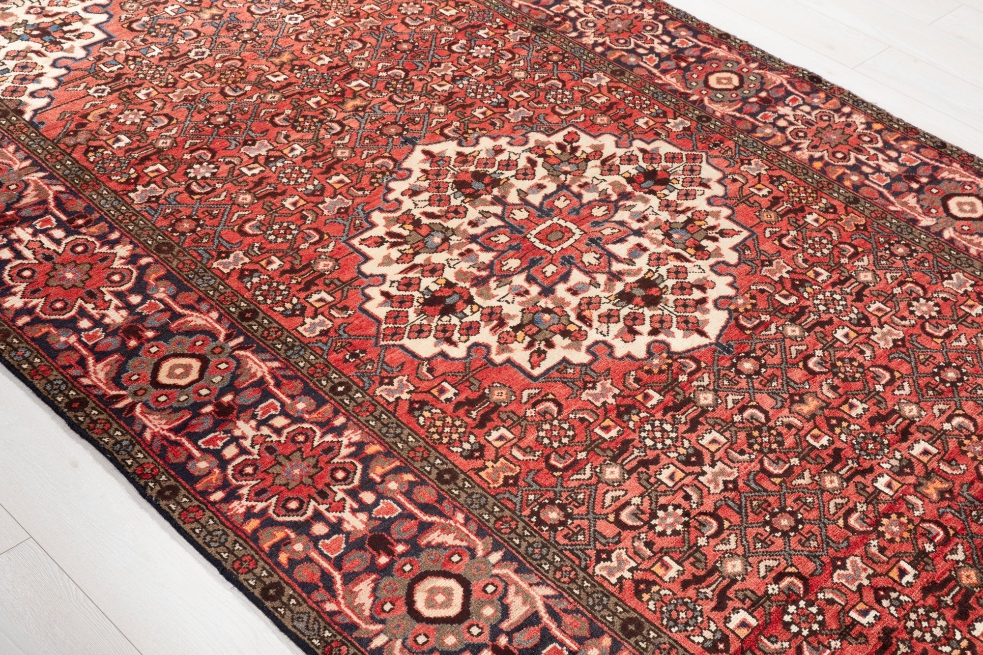 Hand-Knotted Vintage Wool Area Rug – 10' x 5' 5" (305 × 165 cm) - Yasi & Fara