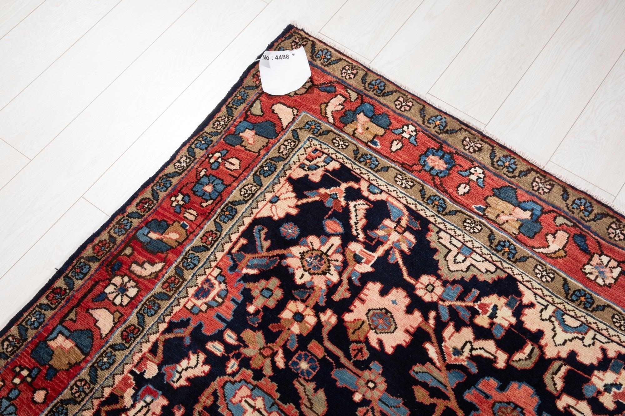 Hand-Knotted Vintage Wool Area Rug – 10' 8" x 5' 5" (324 × 166 cm) - Yasi & Fara