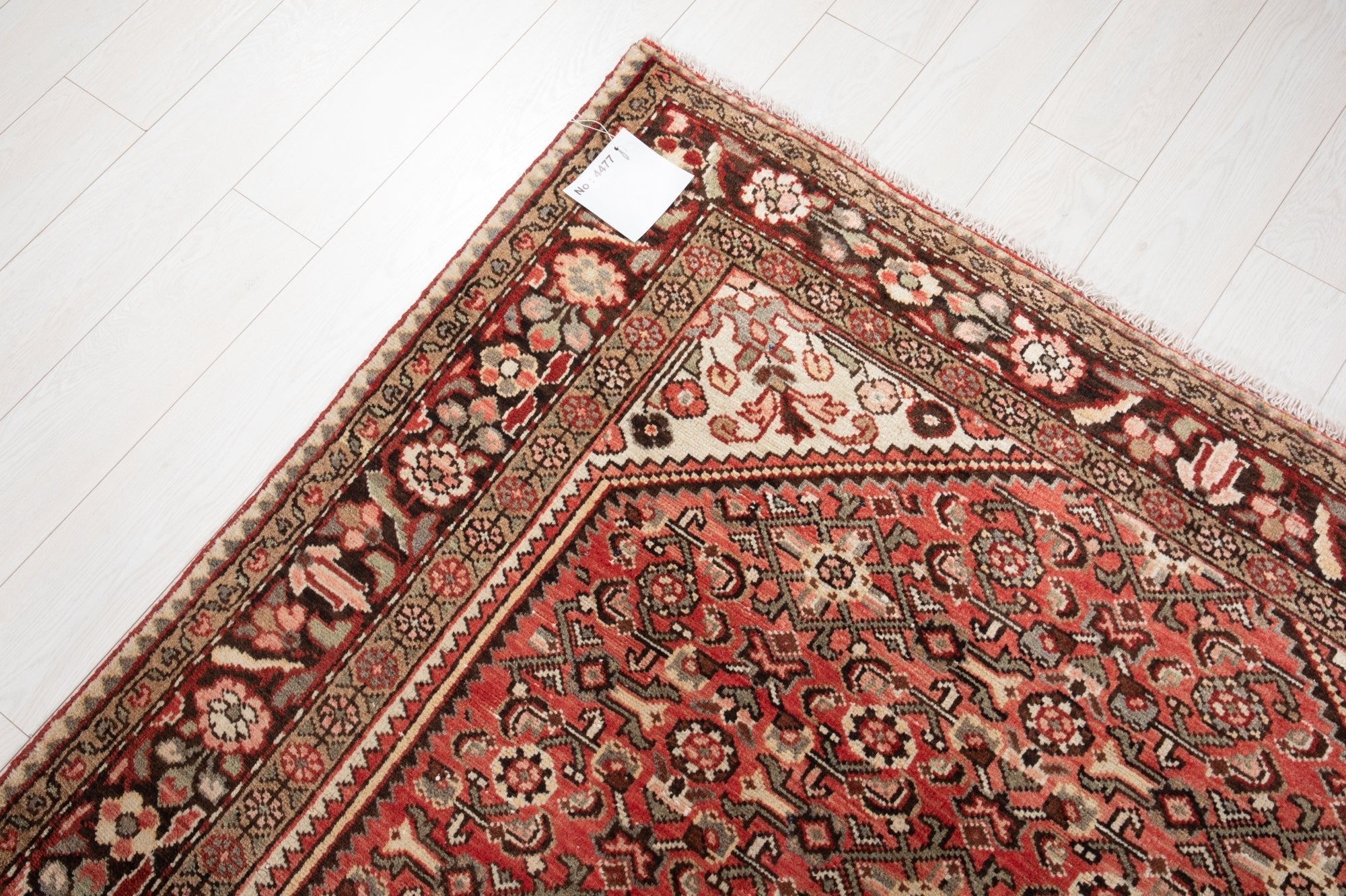 Hand-Knotted Vintage Wool Area Rug – 10' 3" x 5' 5" (312 × 164 cm) - Yasi & Fara
