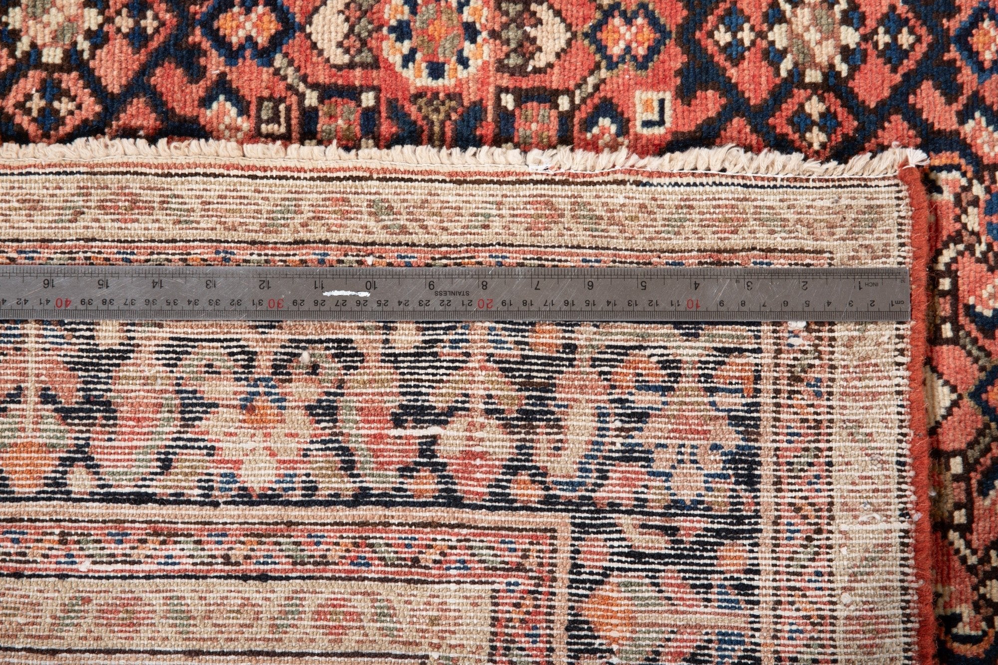 Hand-Knotted Vintage Wool Area Rug – 9' 10" x 5' 4" (300 x 162 cm) - Yasi & Fara