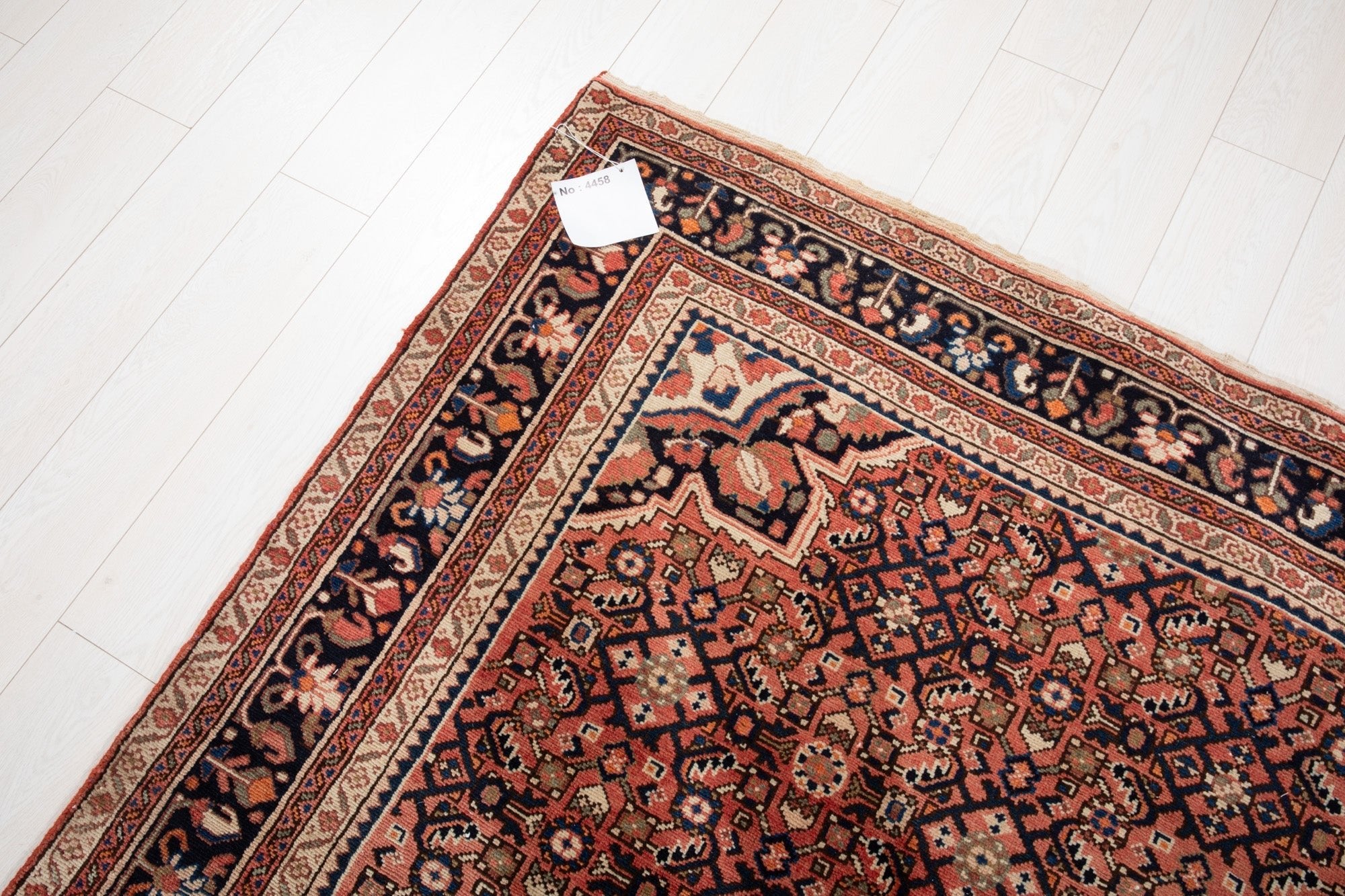 Hand-Knotted Vintage Wool Area Rug – 9' 10" x 5' 4" (300 x 162 cm) - Yasi & Fara
