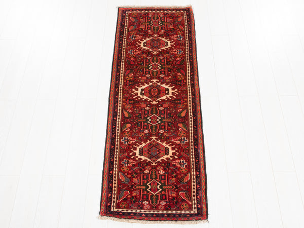 6' 1" x 2' 2" Excellent Hand-Knotted Vintage Tribal Small Runner Rug